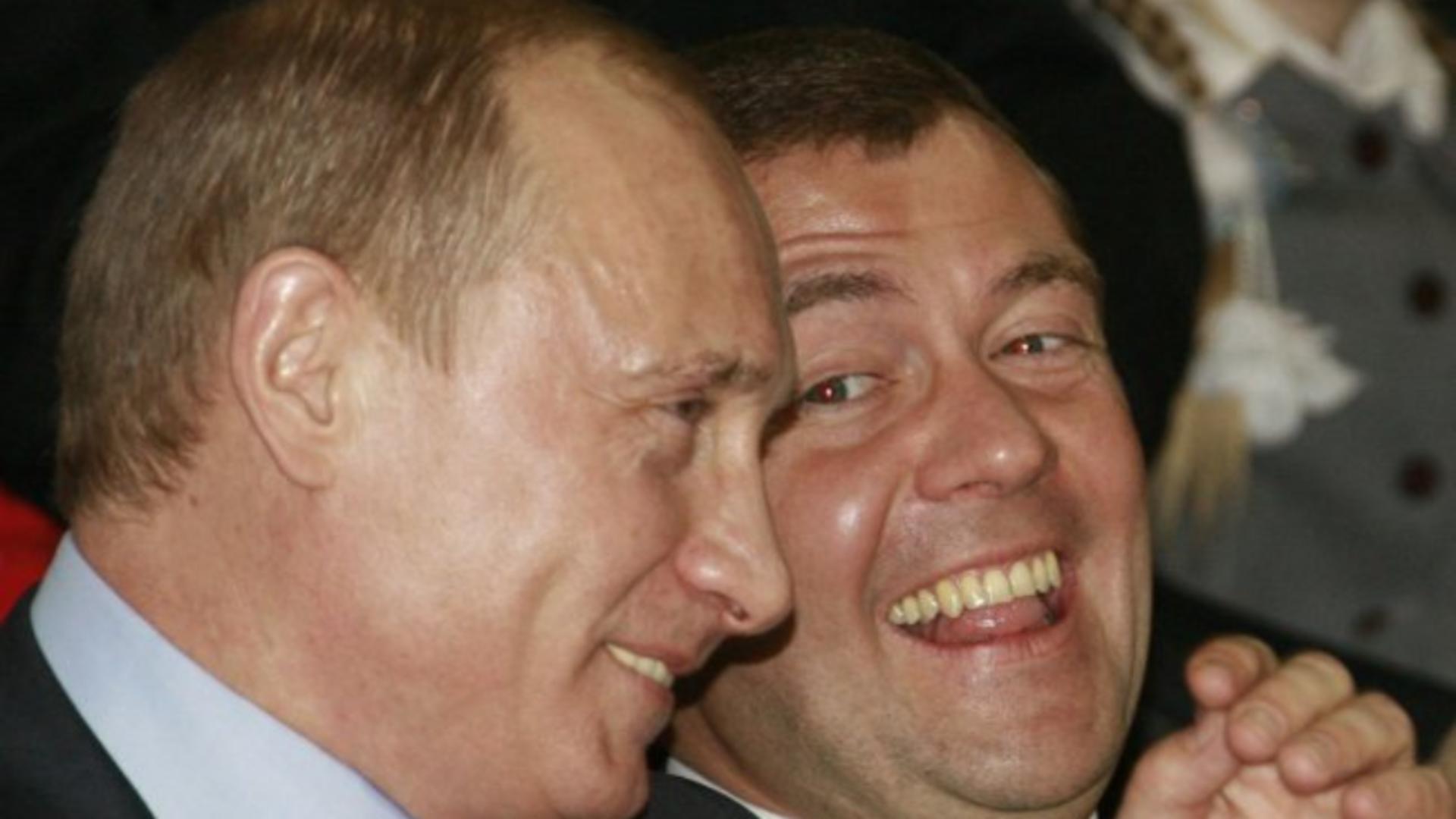 Vladimir Putin și Dmitri Medvedev (Profimedia)