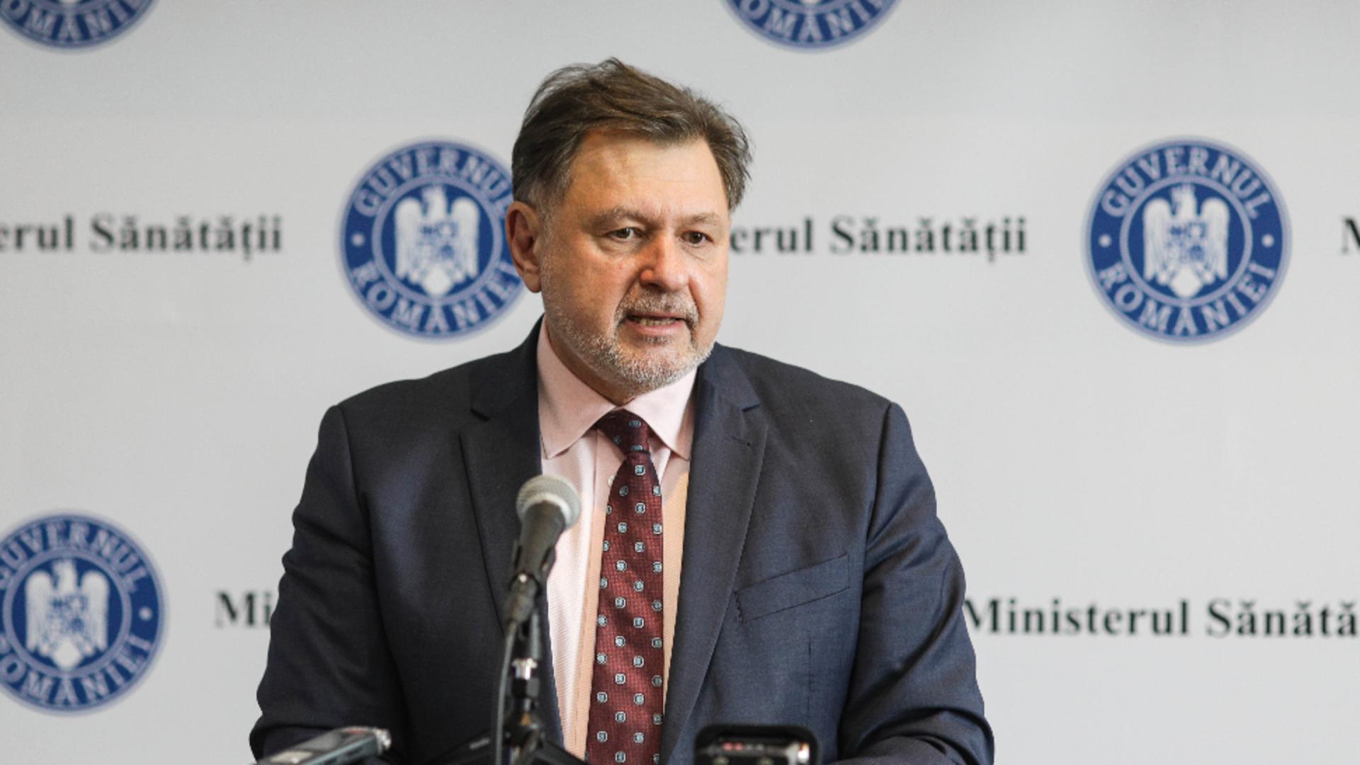Alexandru Rafila, ministrul Sănătății. Foto/Profimedia