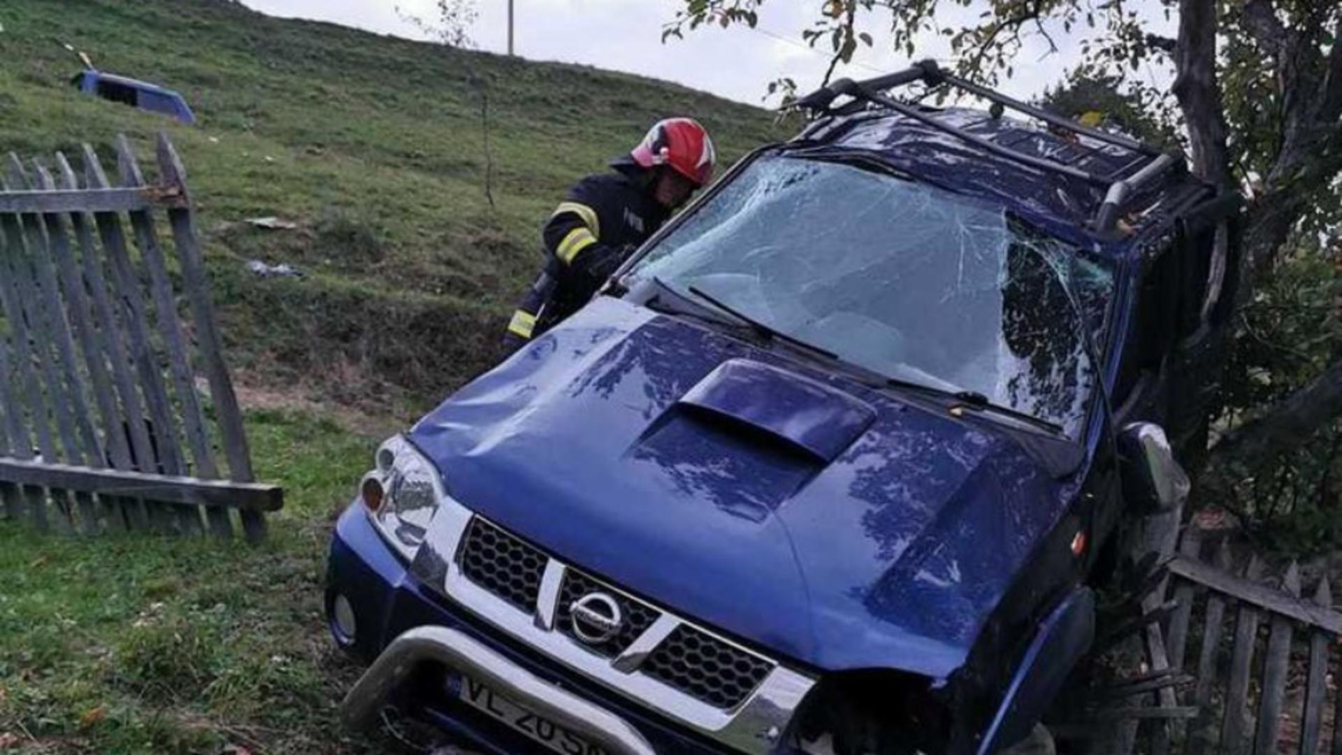 Accident cumplit în Vâlcea