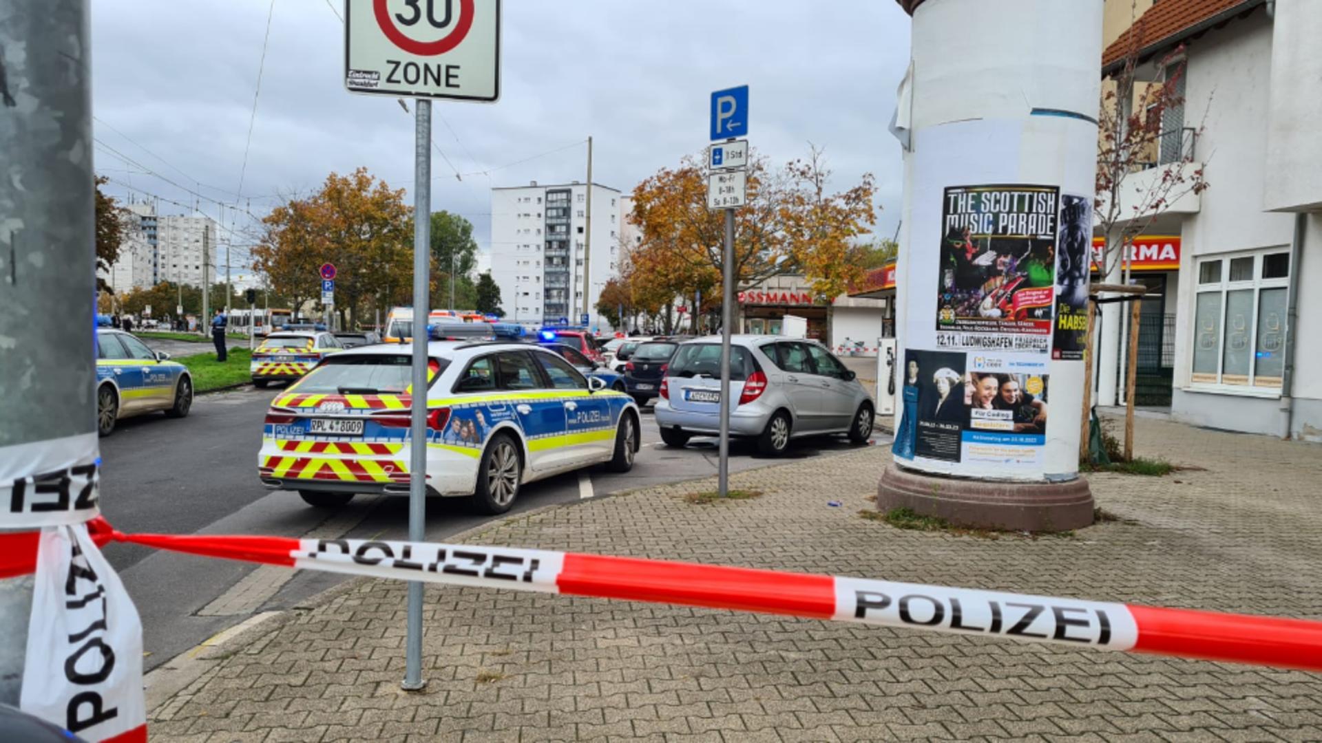 Atac armat cu un cuțit, în Ludwigshafen, vestul Germaniei. Foto/Profimedia