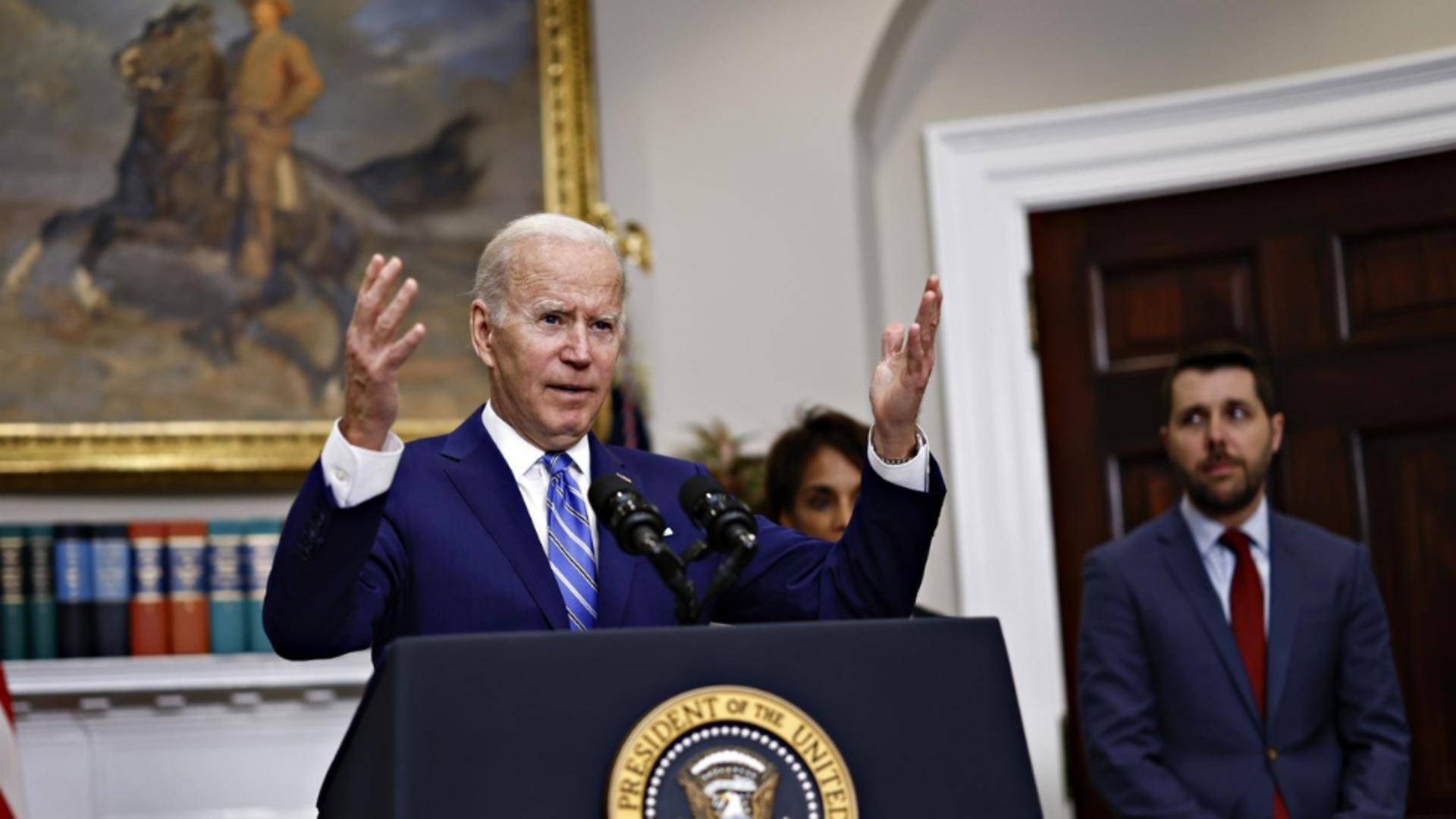 Joe Biden anunță că SUA susțin Israelul. Foto/Profimedia