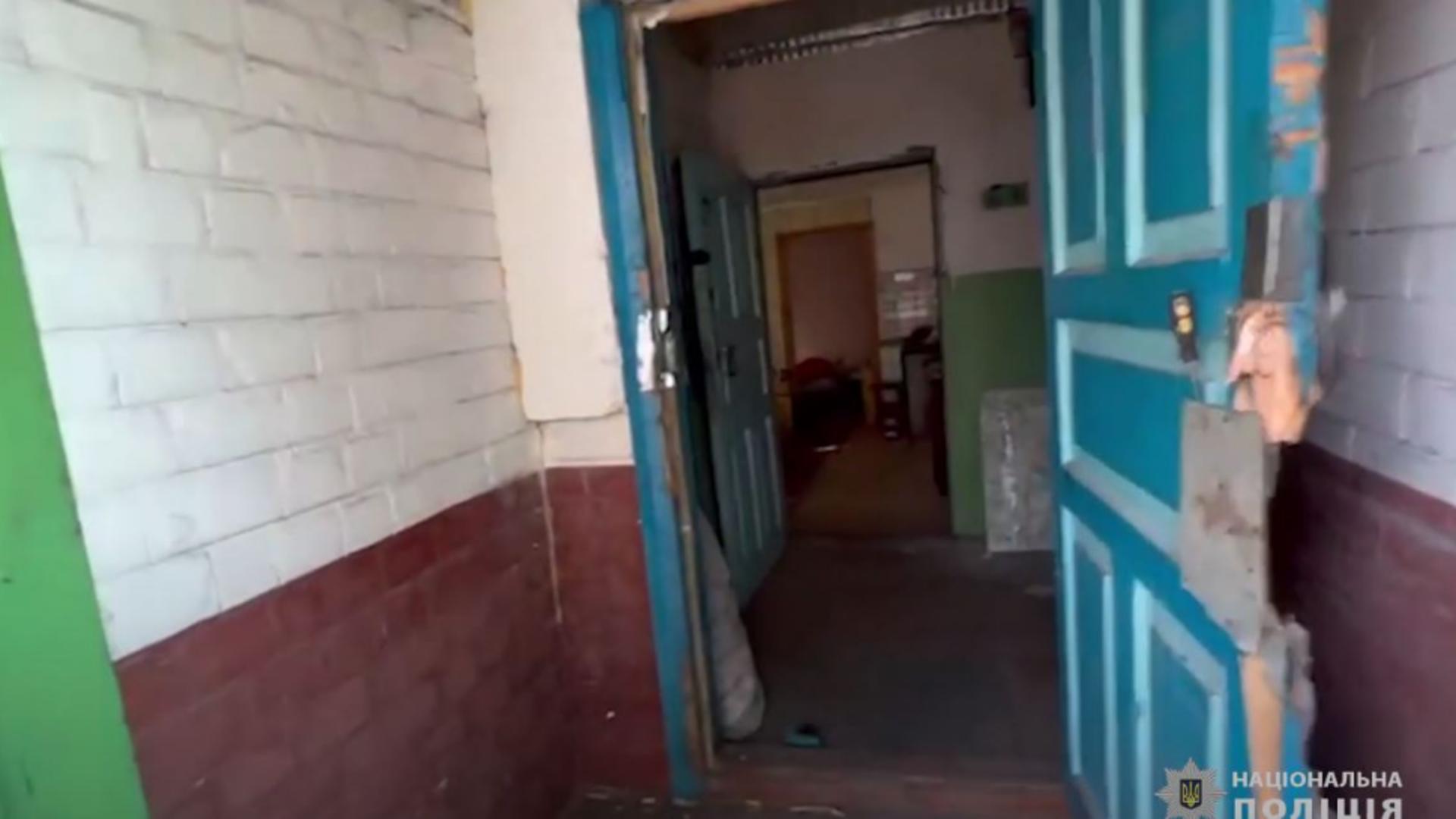 O nouă cameră de tortură în Harkov. Foto/Captură video
