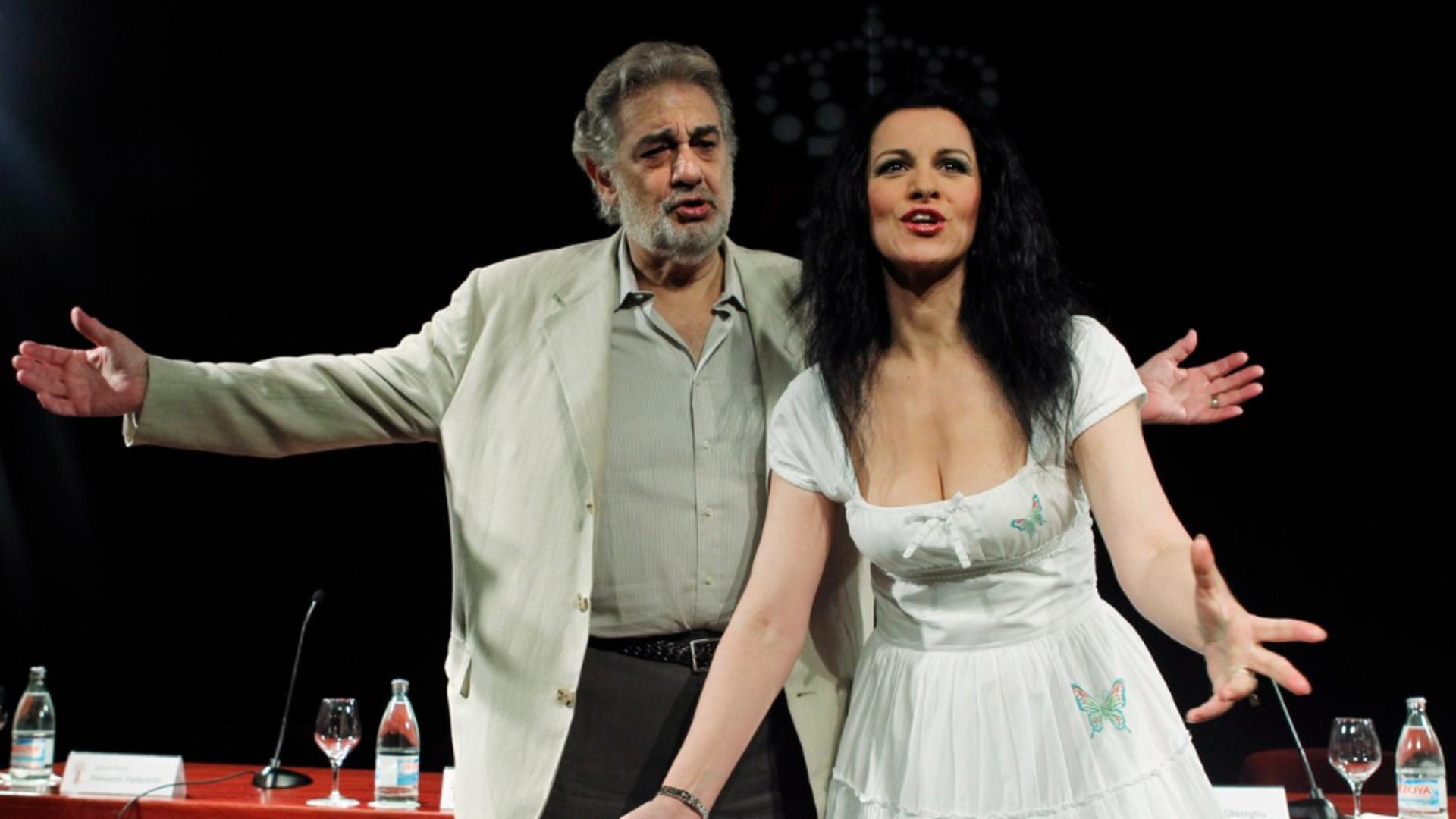 Angela Gheorghiu și Placido Domingo (2010 - Profimedia)