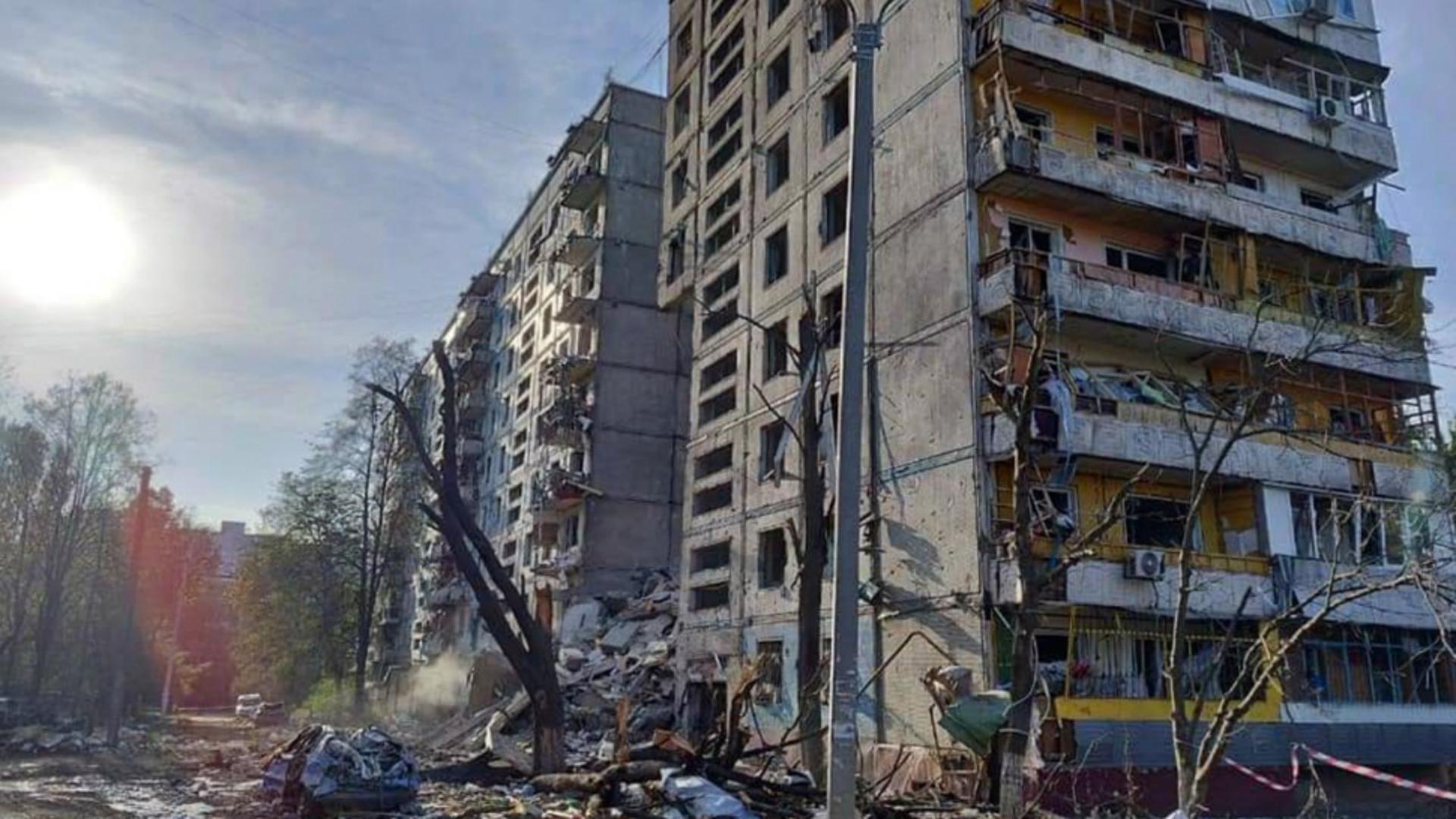 Urmările bombardamentelor de la Zaporojie (Profimedia)
