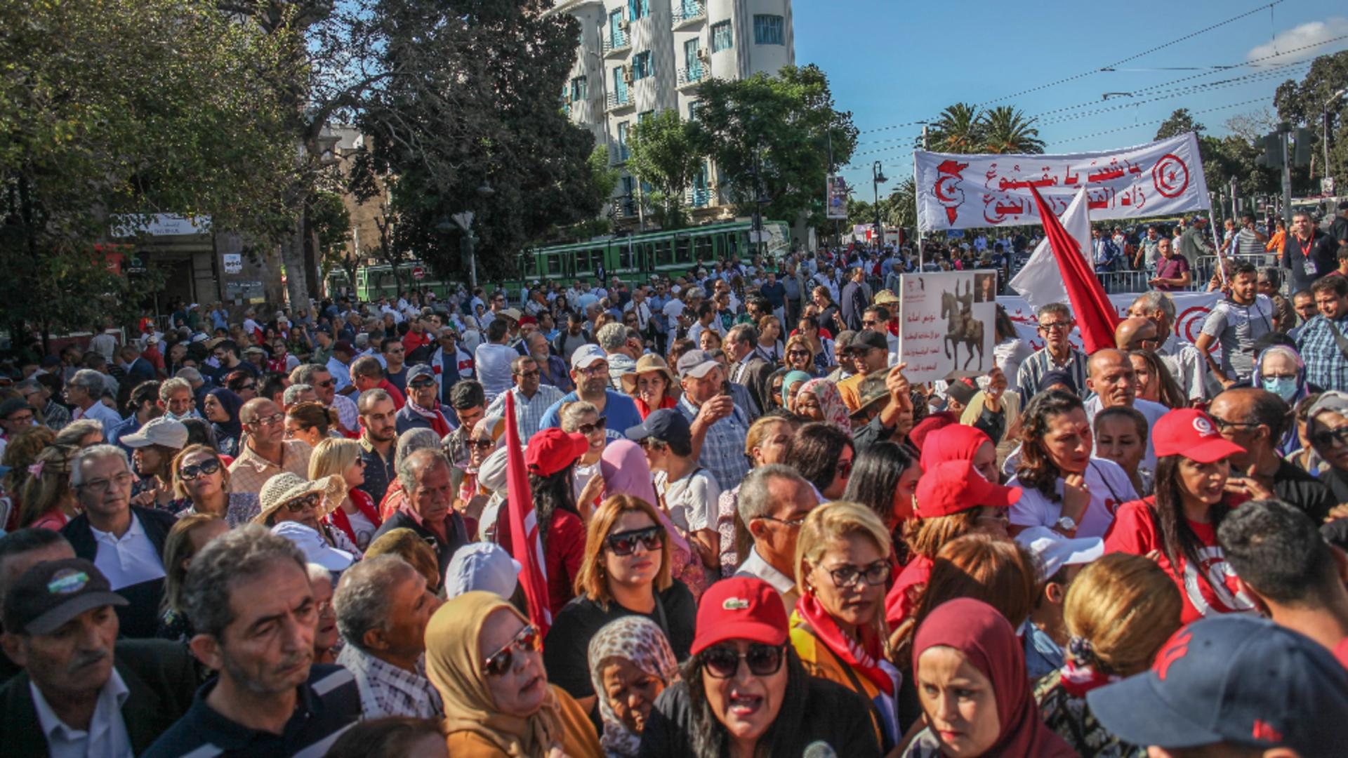 Proteste în Tunisia / Sursa foto: Profi Media