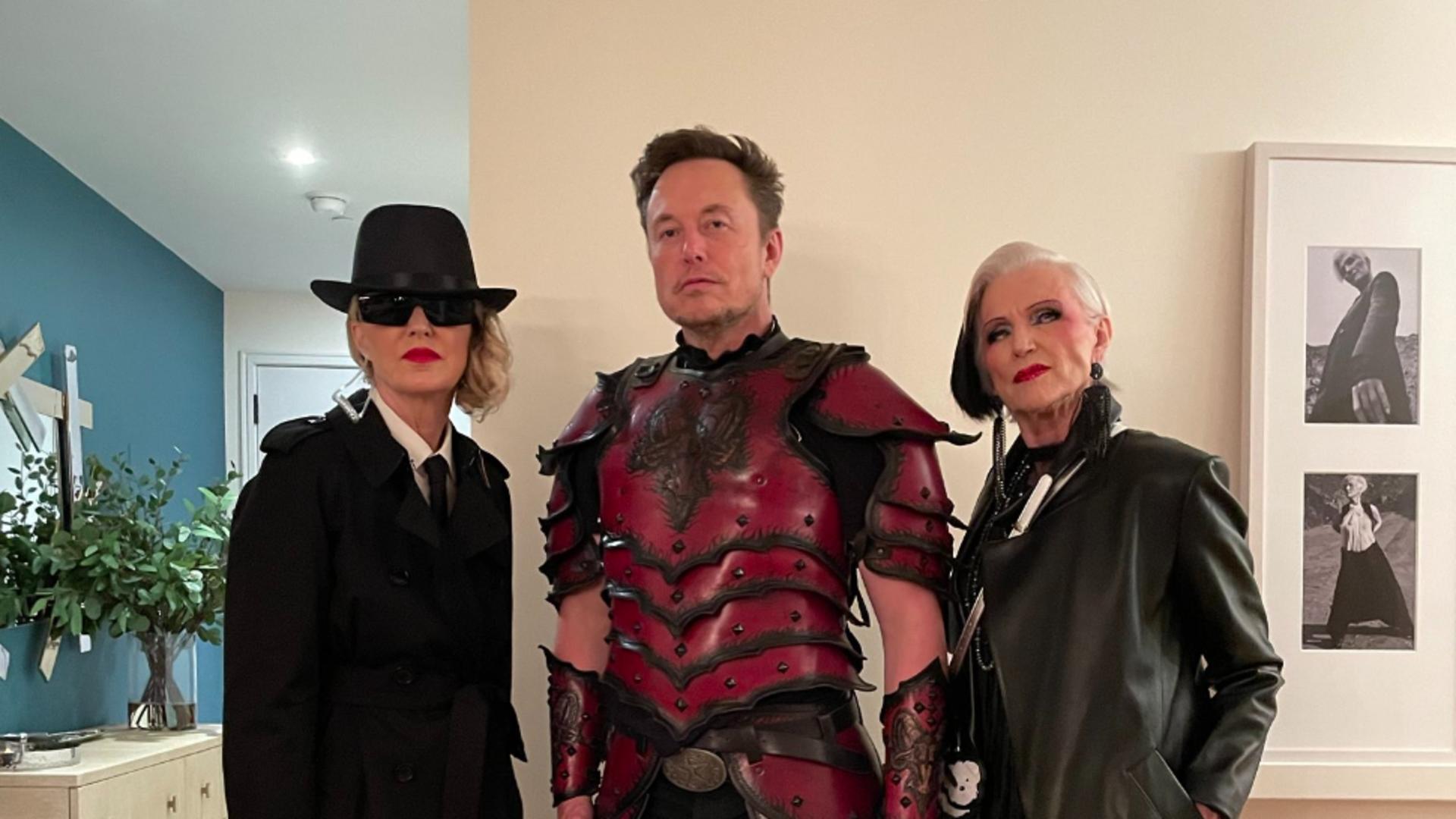 Heidi Klumm, Elon Musk, Maye Musk. Foto/Arhivă