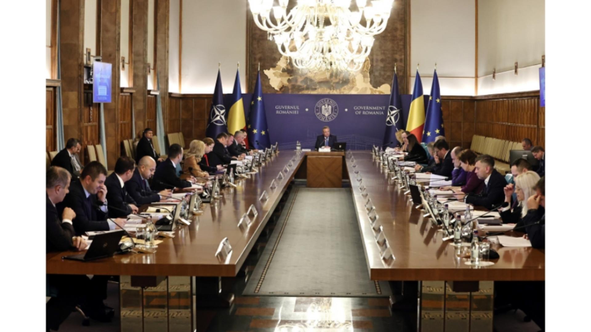 Ședință Guvern 17 noiembrie 2022/ Foto: Guvernul României