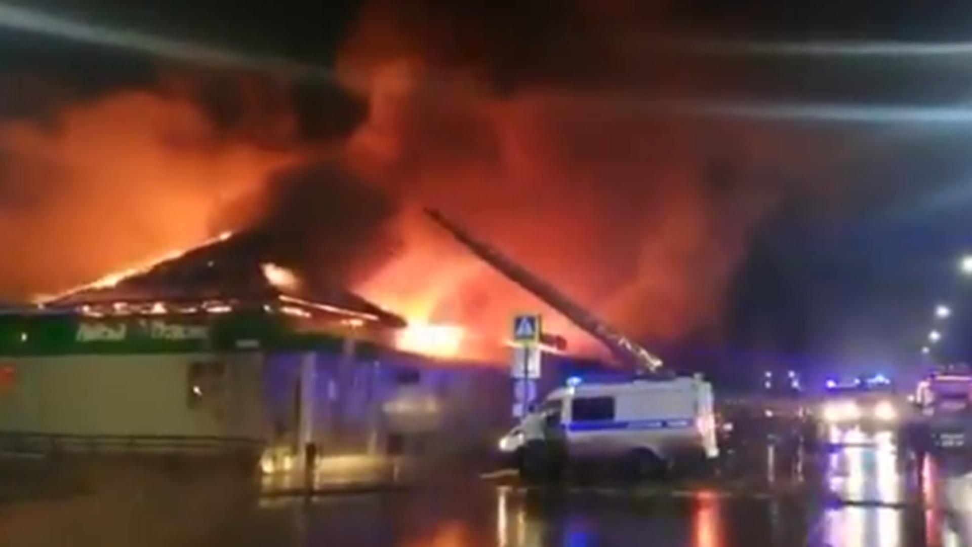 Incendiu Rusia (captură video)