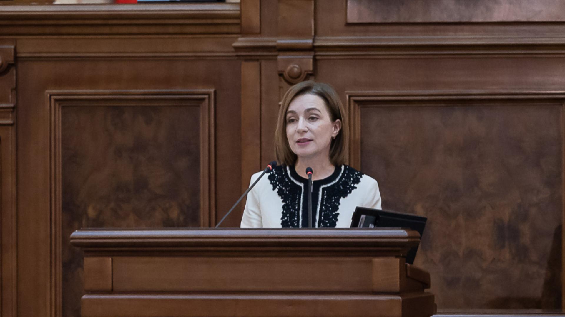 Maia Sandu - președintele Republicii Moldova