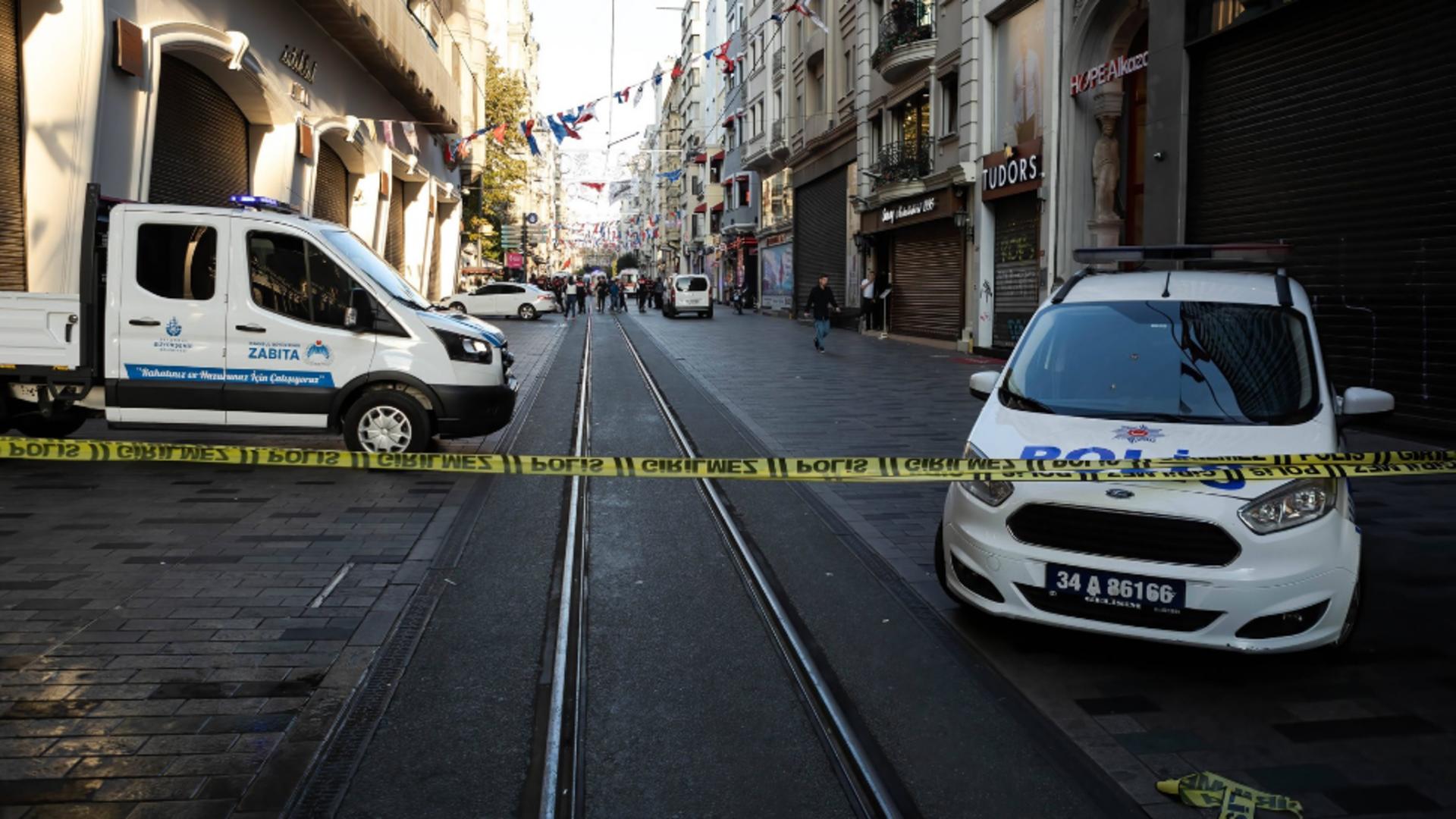 O nouă explozie la Istanbul. Foto/Profimedia