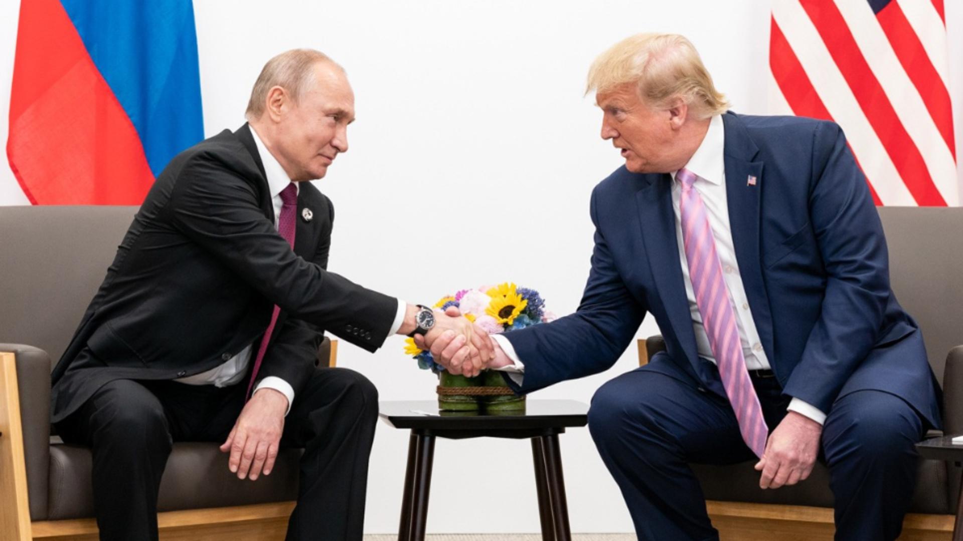Vladimir Putin și Donald Trump (arhivă Profimedia)