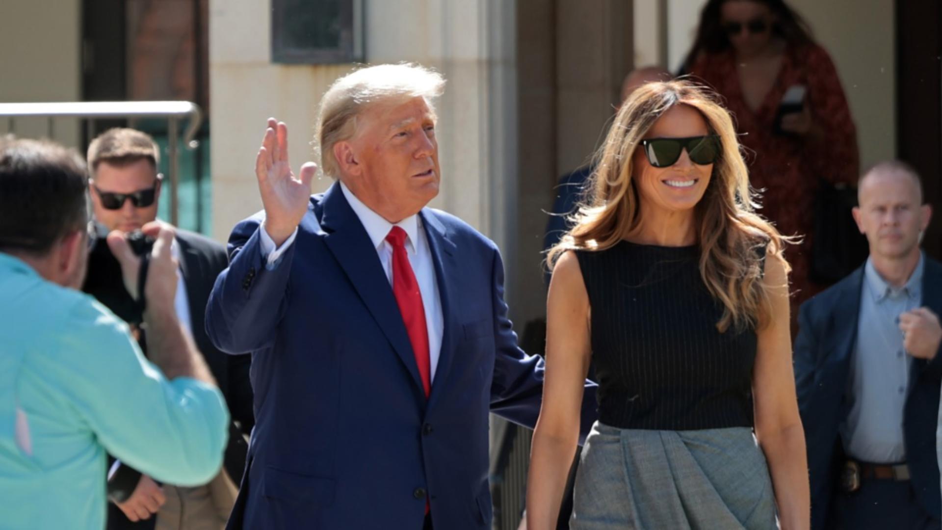 Donald și Melanie Trump (8 octombrie 2022 - Profimedia)
