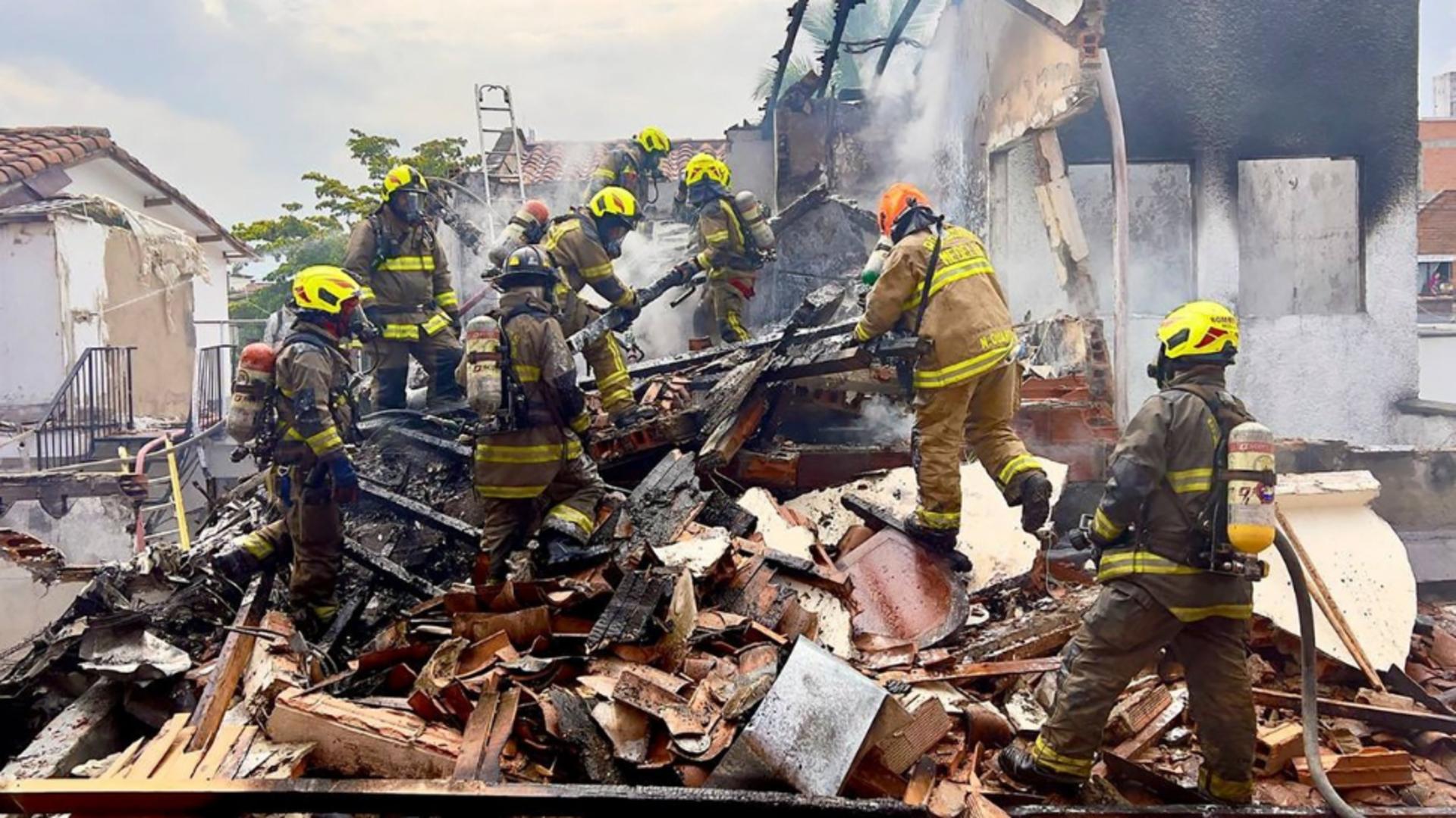 Tragedie aviatică - AVION PRĂBUȘIT peste un cartier rezidențial: nu există supraviețuitori / Foto: Profi Media