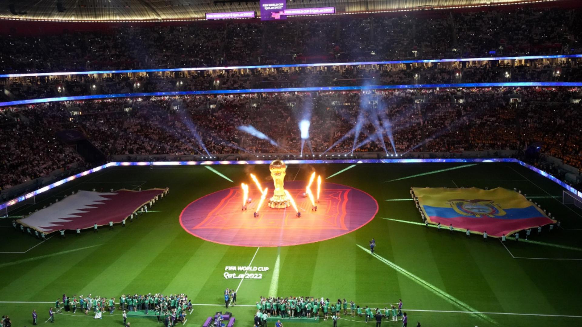 Ceremonia de deschidere a Cupei Mondiale Qatar 2022. Foto/Profimedia