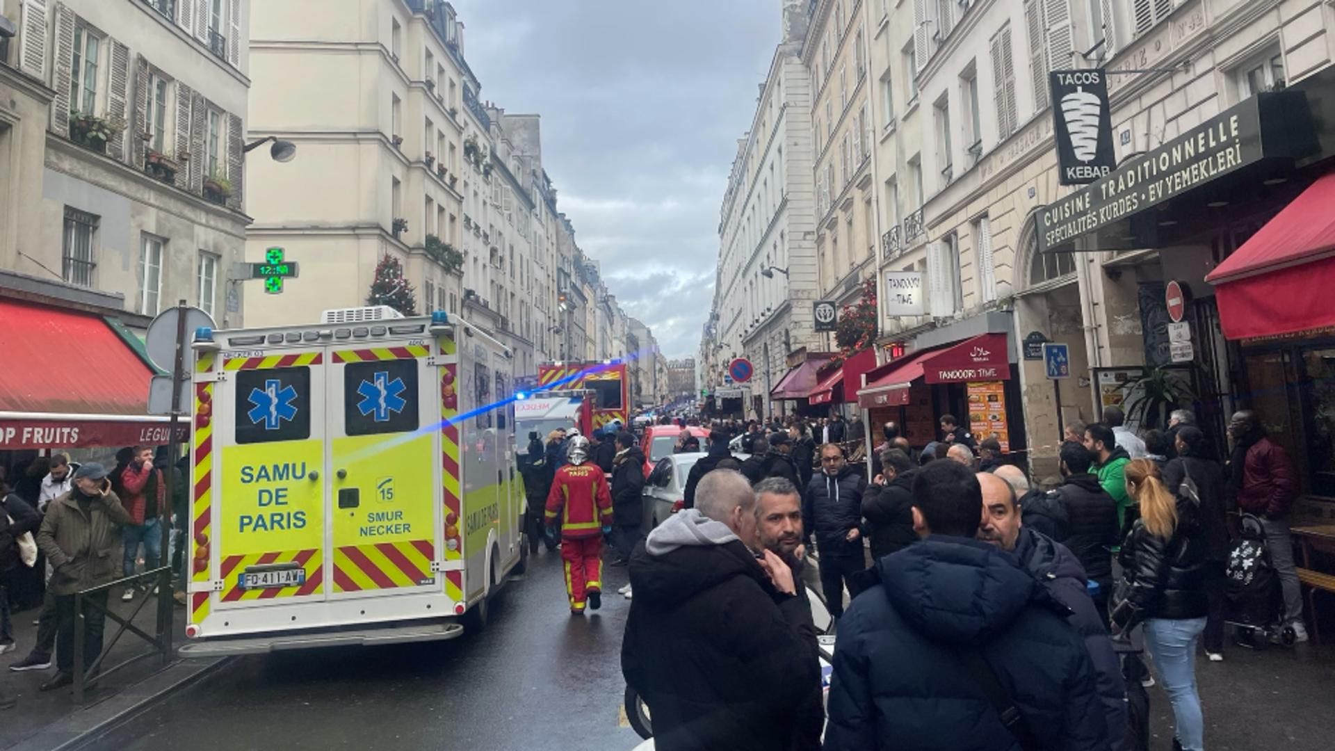 Atac pe stradă Paris/ Foto: Twitter