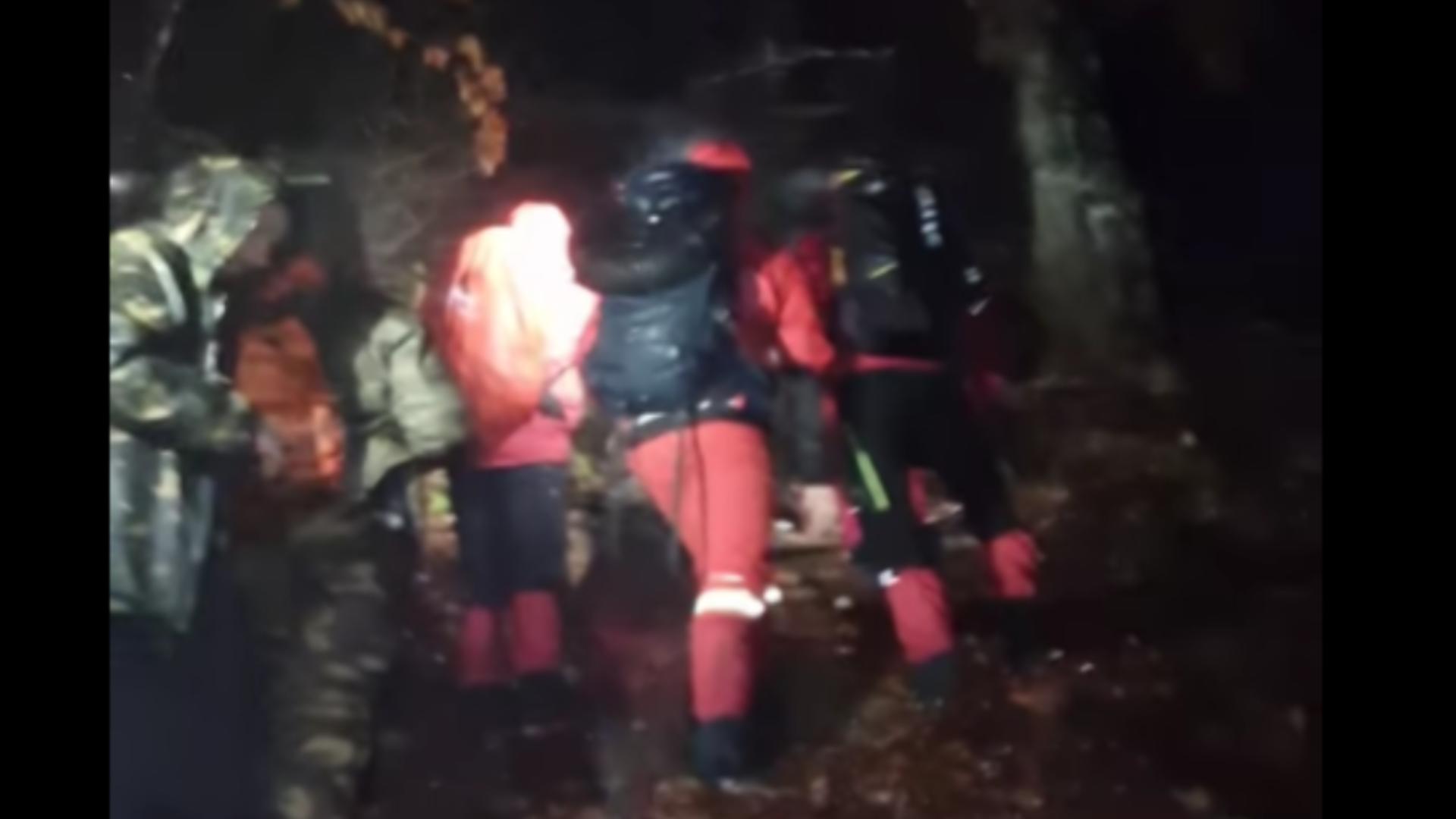 Operațiune de salvare / Captură video Salvamont Maramureș