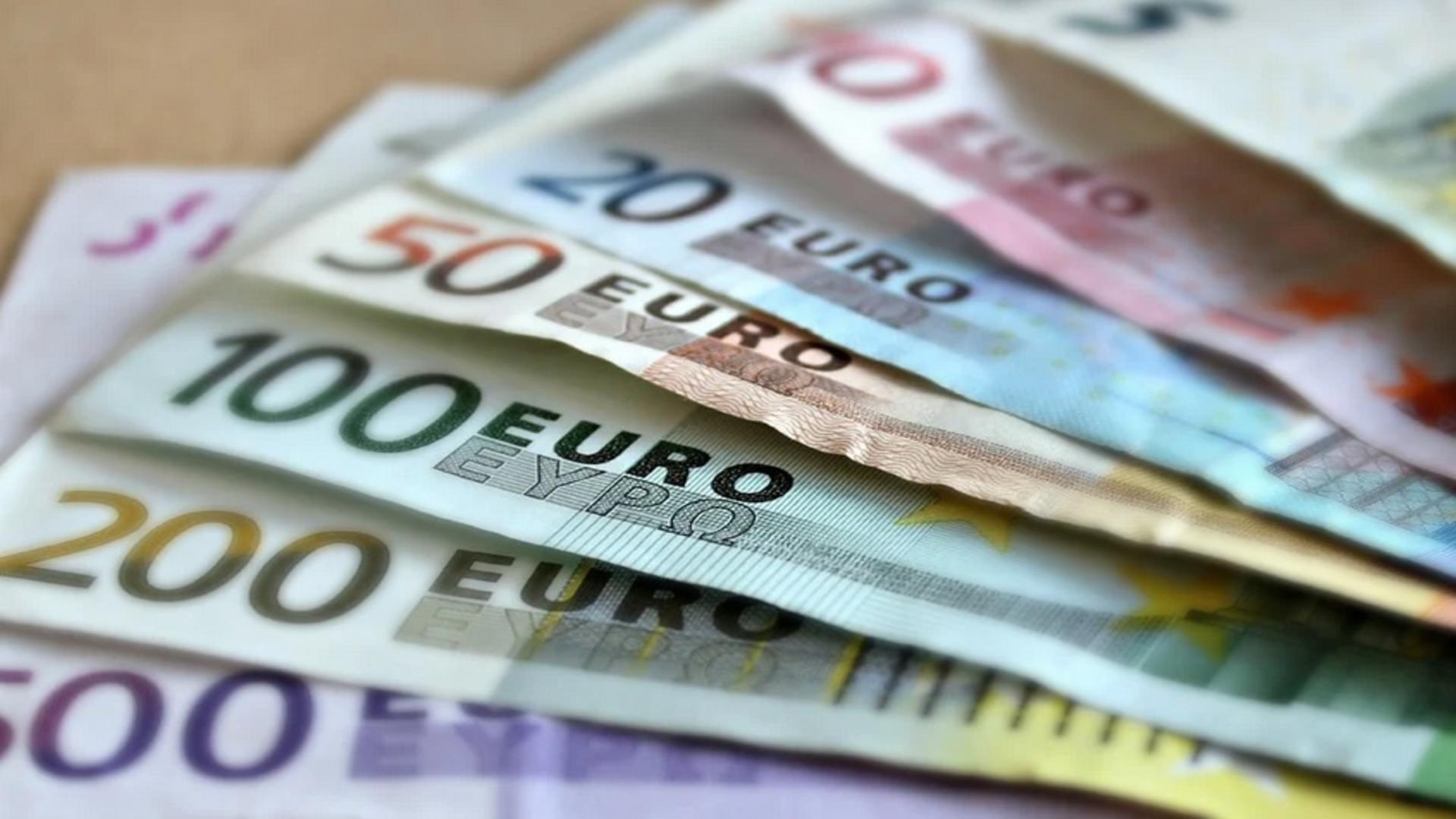 Euro - imagine cu notă sugestivă