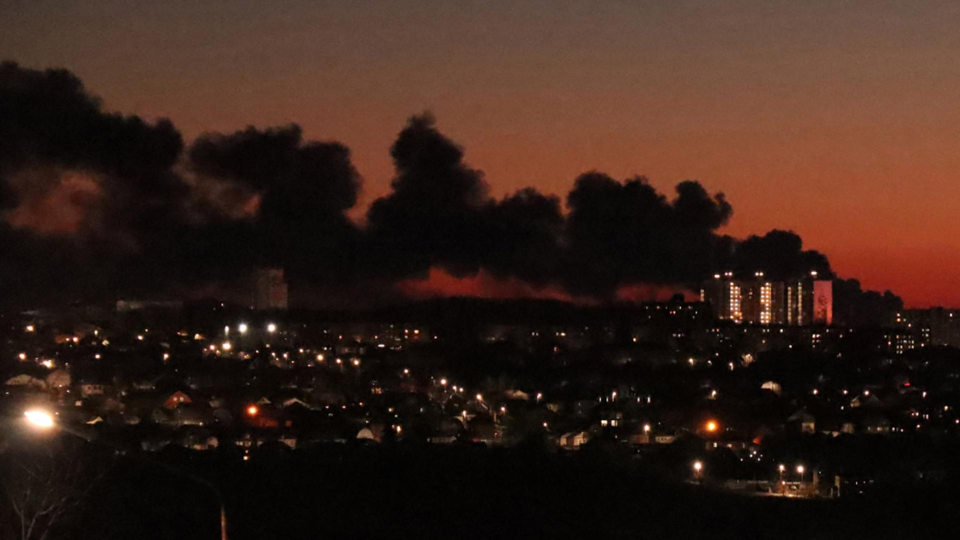 Aeroportul din Kursk, Rusia, bombardat din drone de către ucraineni. Foto/Profimedia