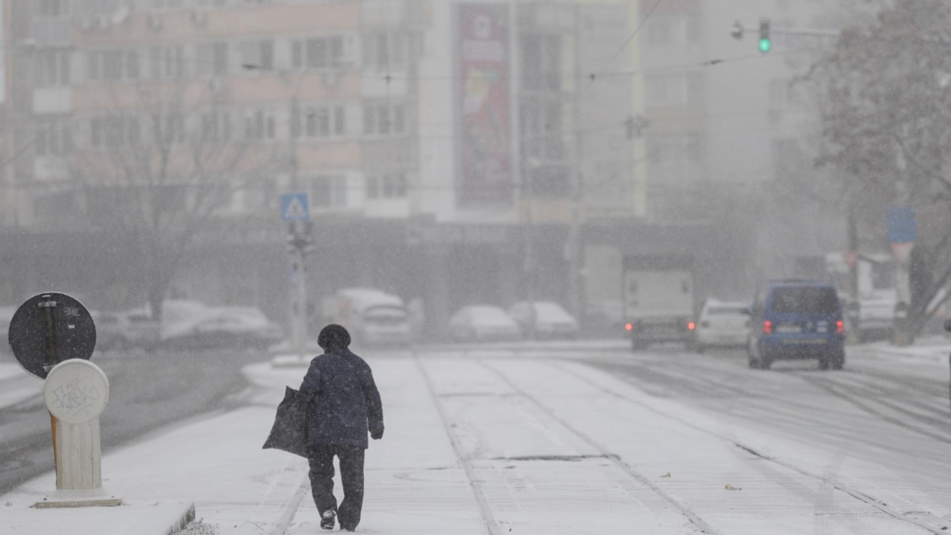 Când vine prima ninsoare din București / Foto: Inquam Photos