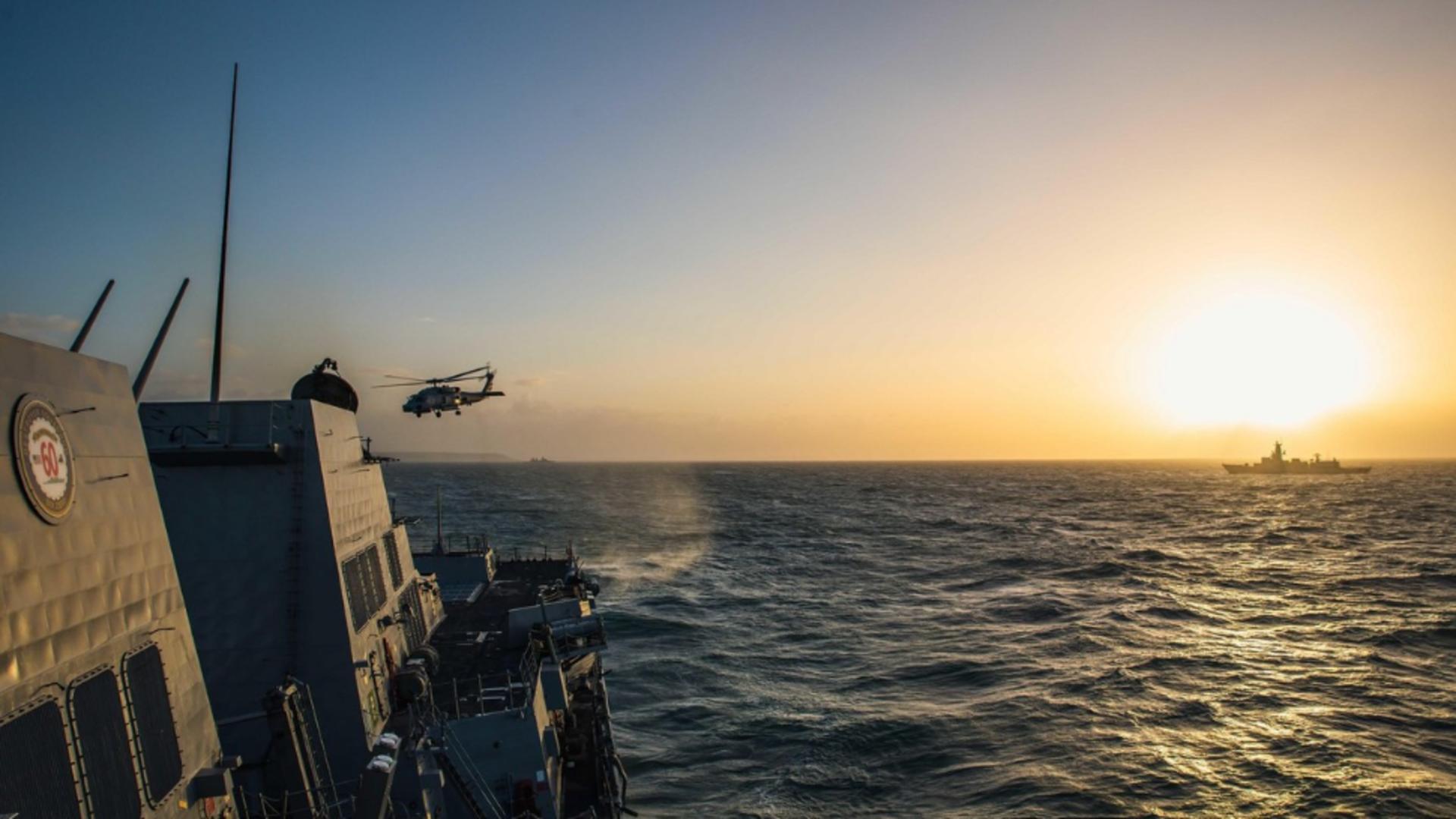 Operațuni ale Marinei SUA în Marea Nordului (Profimedia)