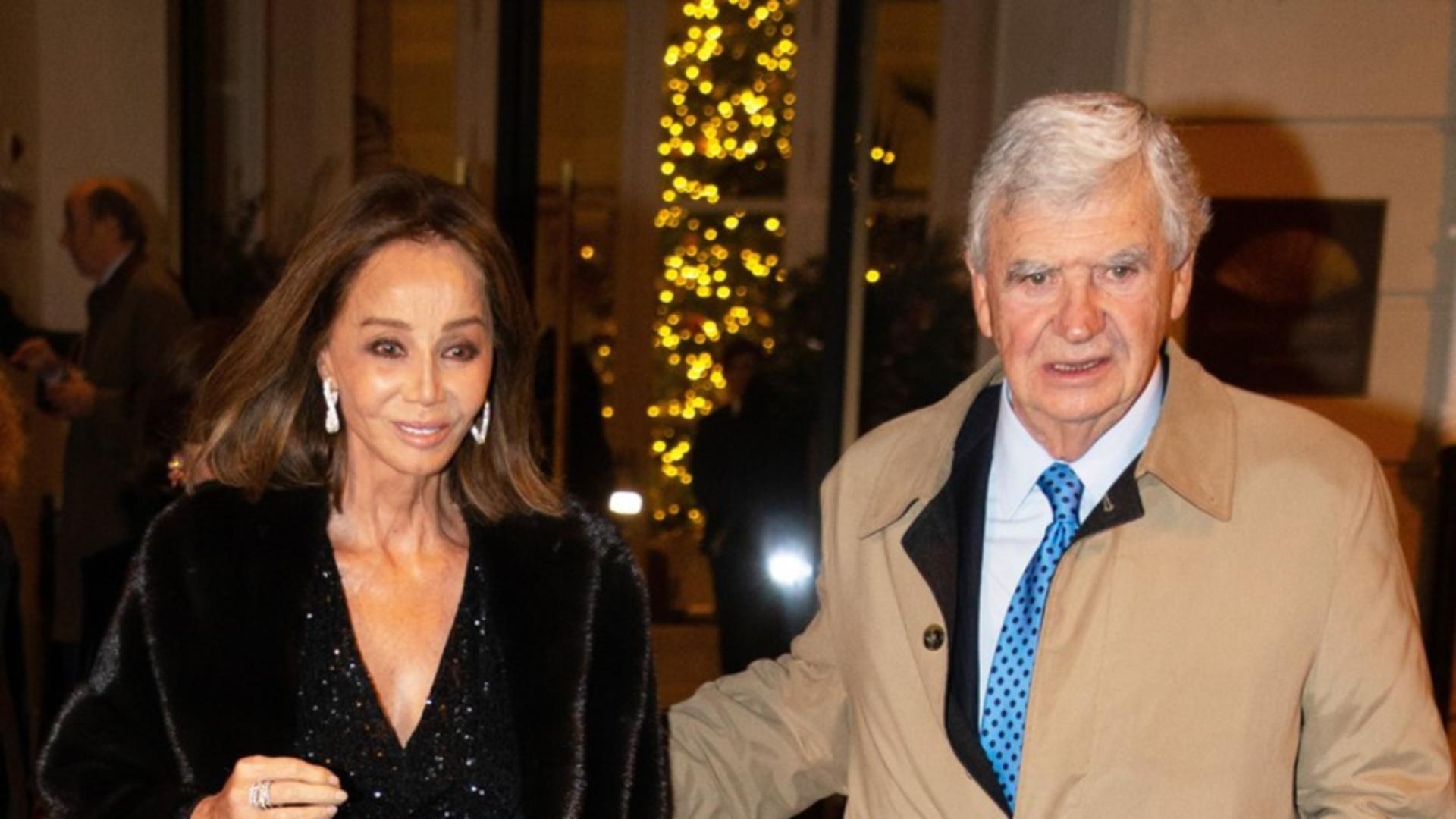 Isabel Preysler și Mario Vargas Llosa (decembrie 2022 - Profimedia)