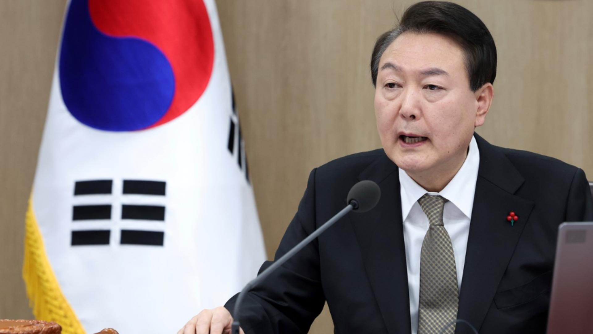 Yoon Suk-yeol, președintele Coreei de Sud / Profimedia