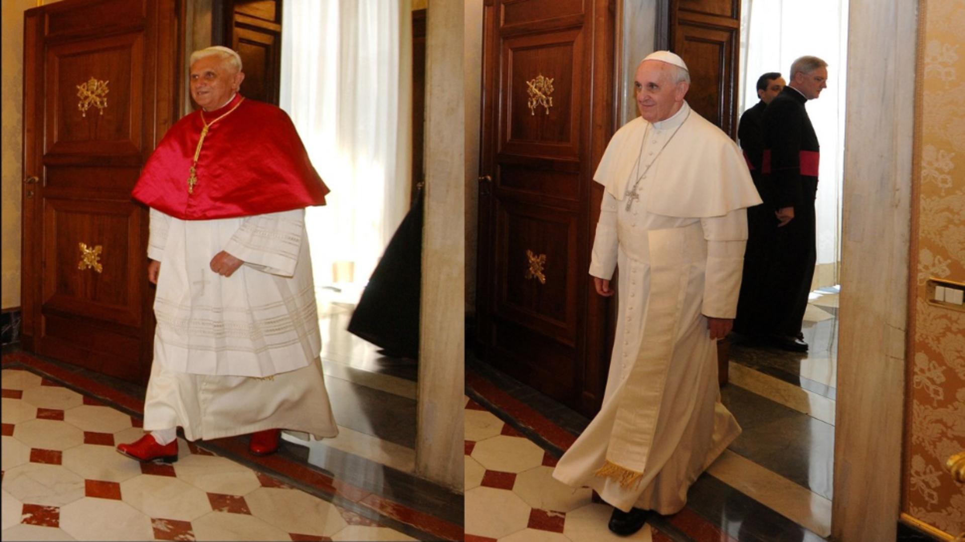 Papa emerit Benedict al XVI-lea, Papa Francisc (Profimedia)