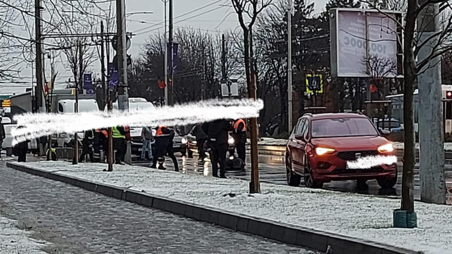 Accident Iuliu Maniu, București/ Foto: Facebook Info Trafic Bucuresti Ilfov