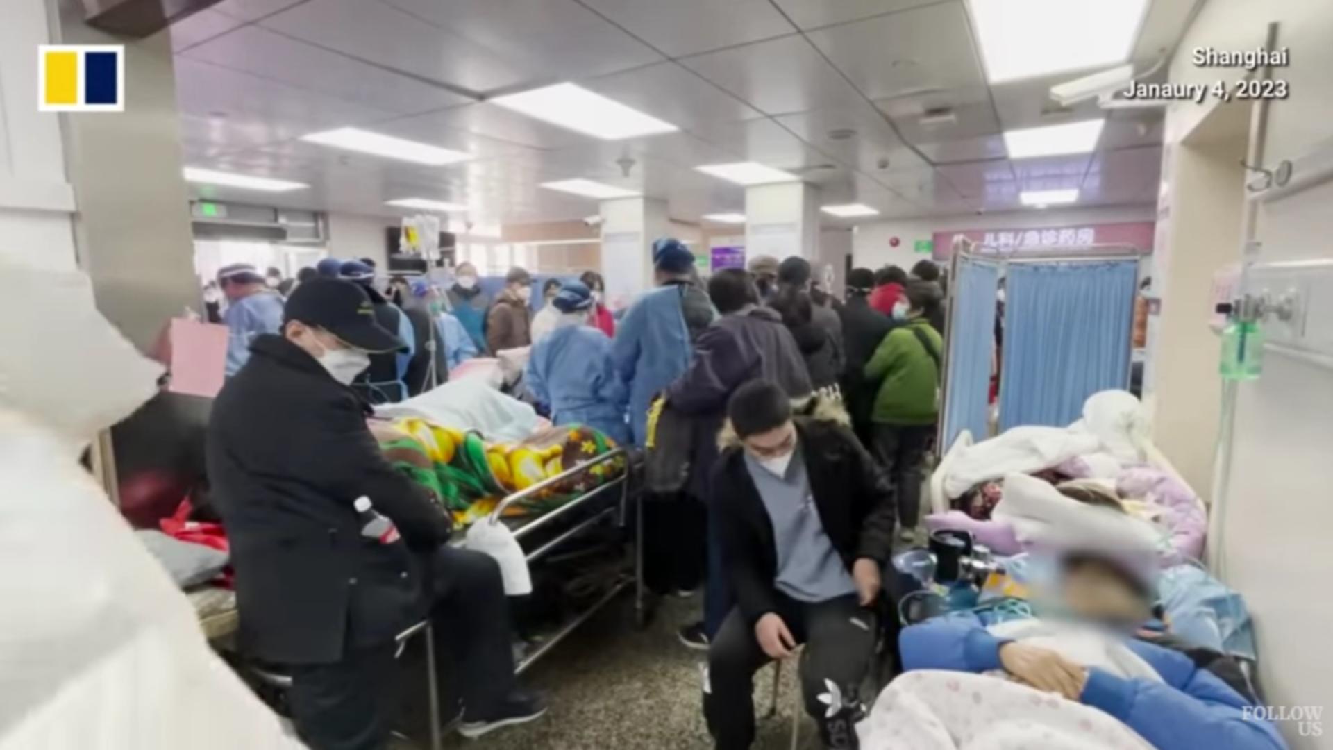 Spital Shanghai, 4 ianuarie/ Captură video Youtube