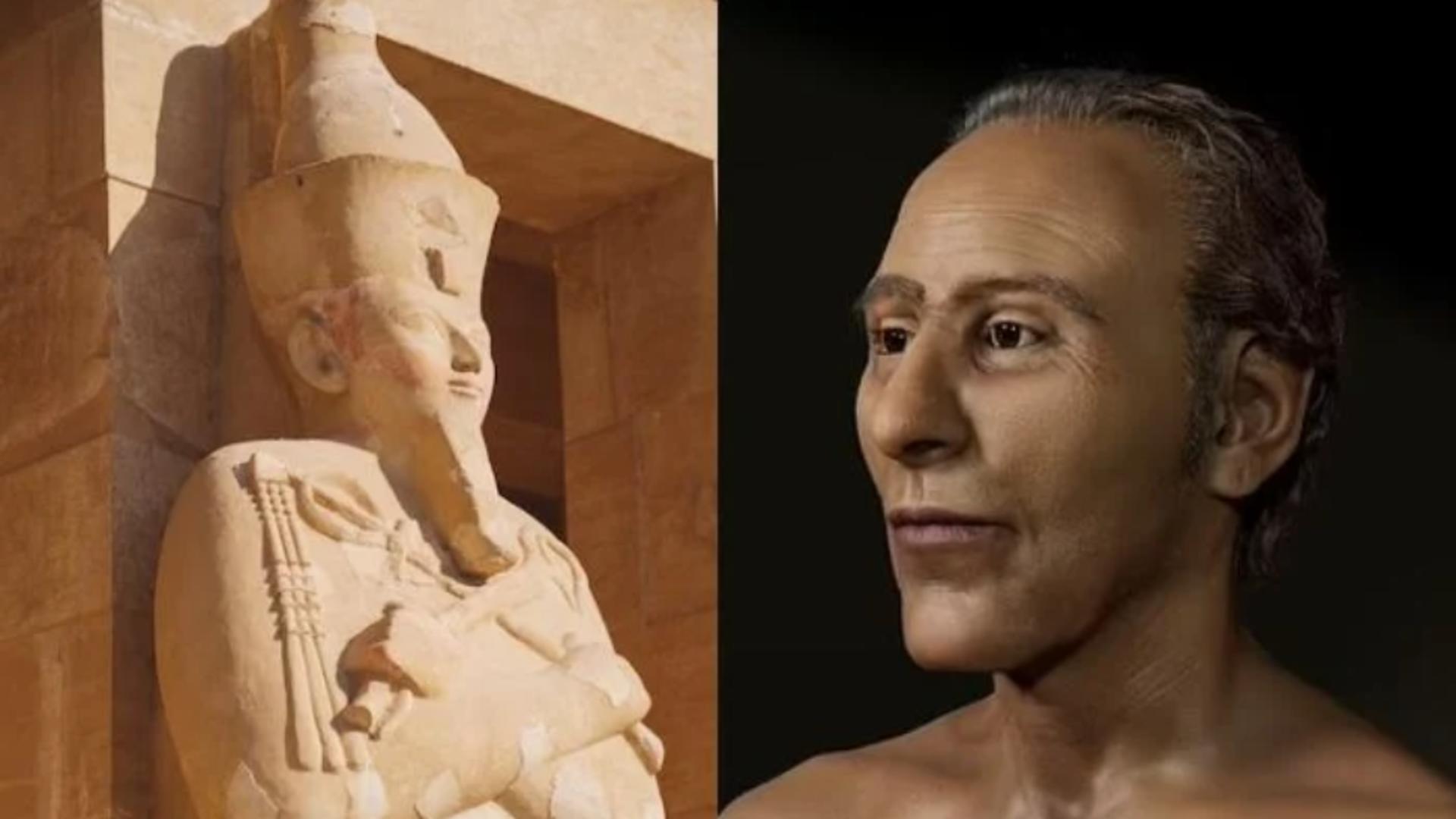 Faraonul Ramses al II-lea (reconstituire 3D)