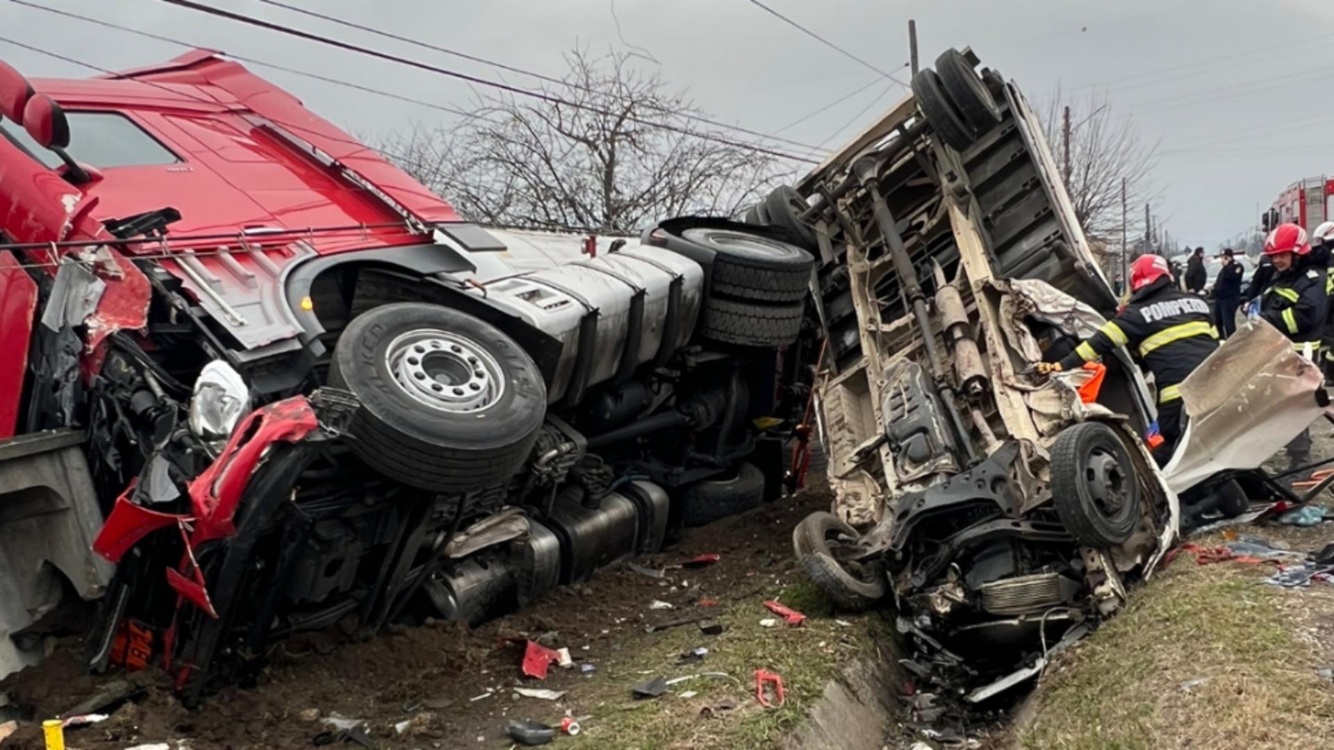 Accident Vâlcea/ Captură foto Turnul Sfatului