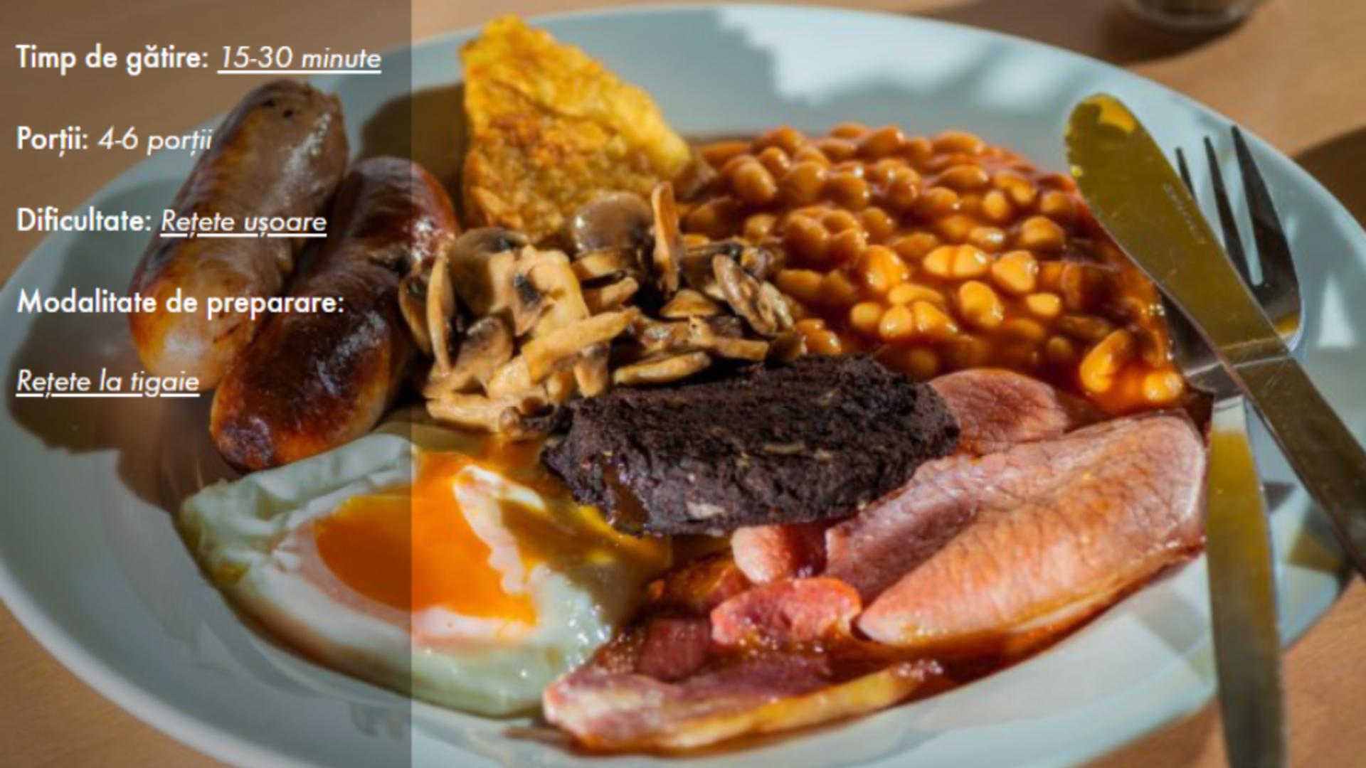 Mic dejun englezesc tradițional: rețeta sățioasă a lui Jamie Oliver, care te va energiza întreaga zi 