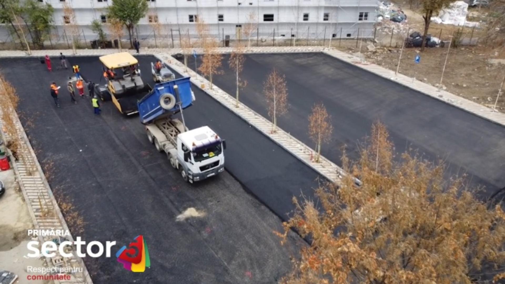 Primăria Sectorului 5 lucrează la modernizarea zonei Cartojani 