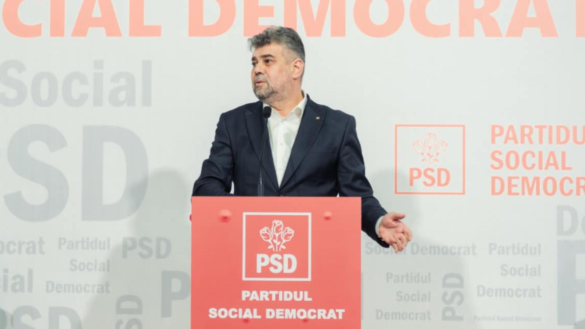 Marcel Ciolacu - președintele PSD