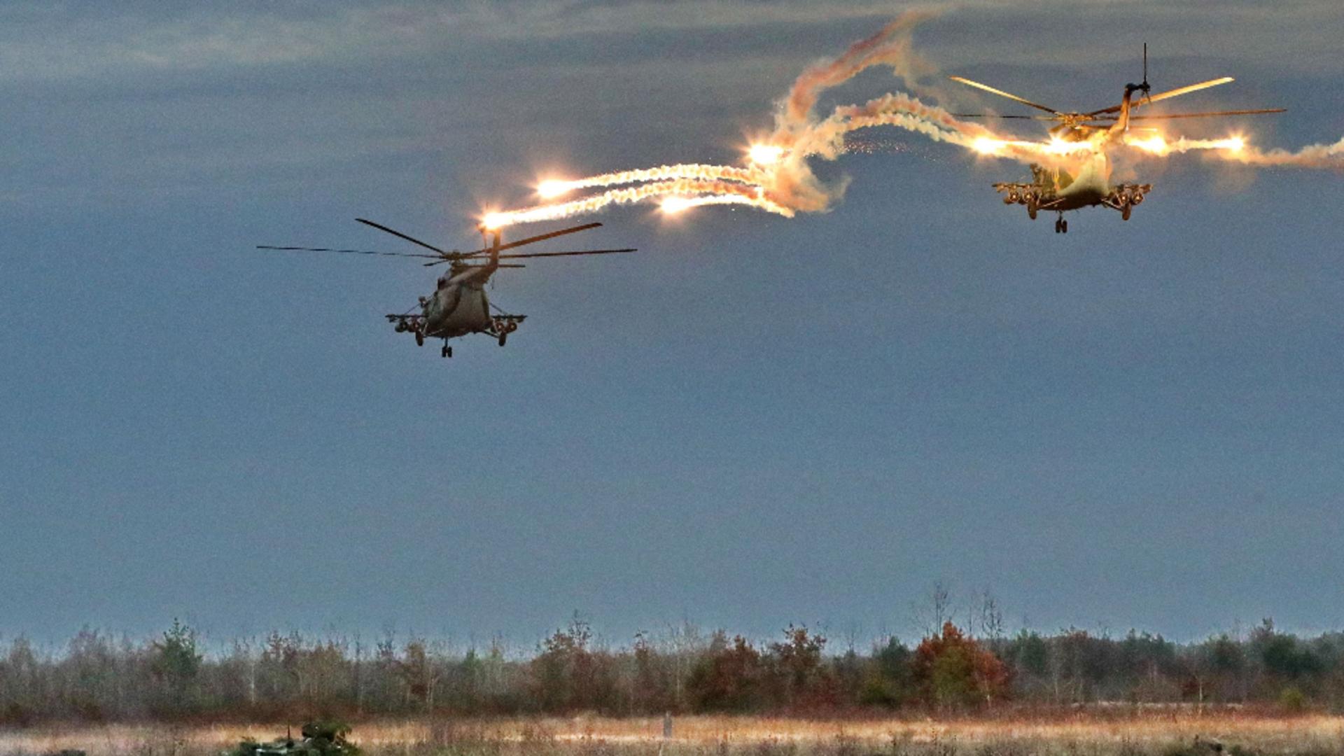 Elicoptere din Belarus au pătruns în spațiul aerian al Poloniei. Foto/Arhivă/Profimedia
