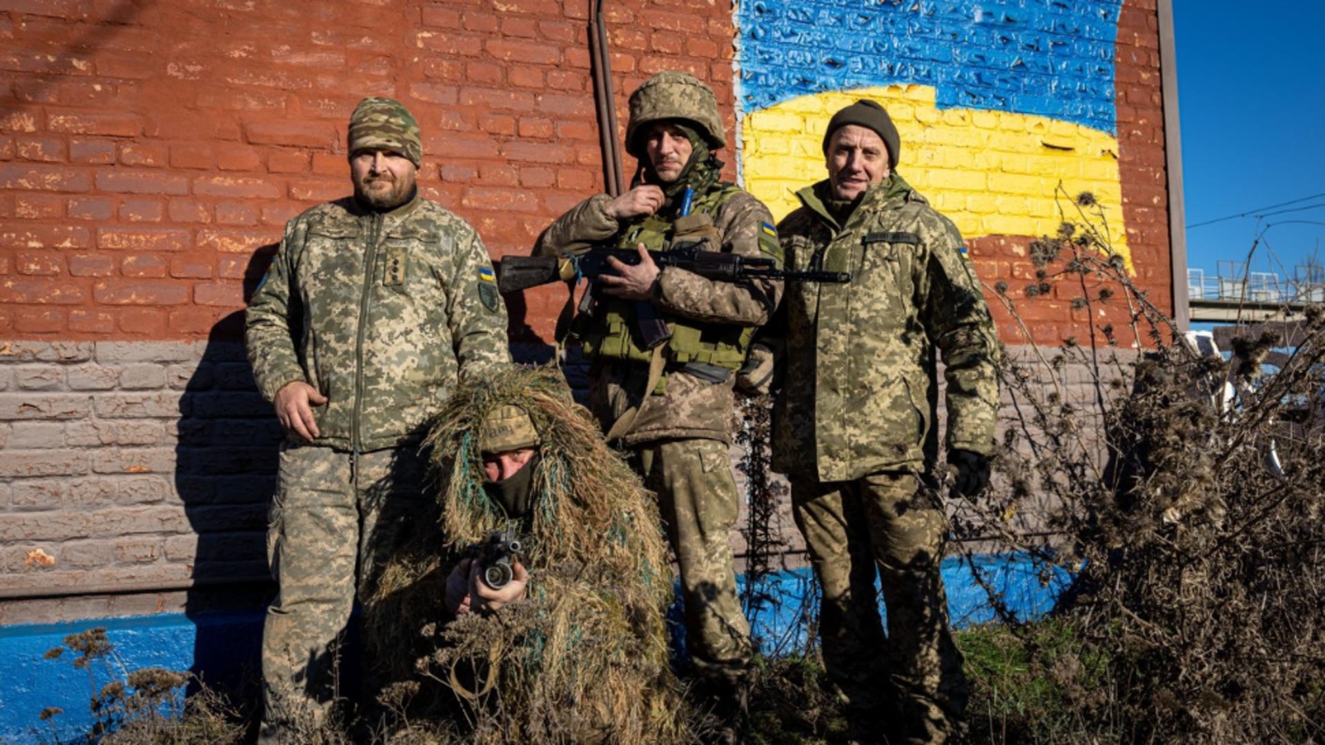 Soldați ucraineni în Soledar (Profimedia) 