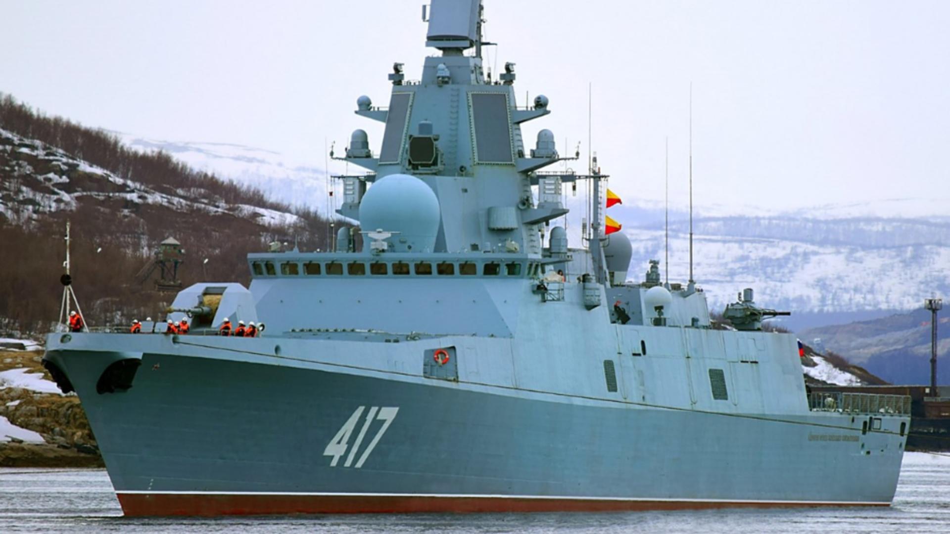 Fregata Amiral Gorshkov/ Foto: Profimedia