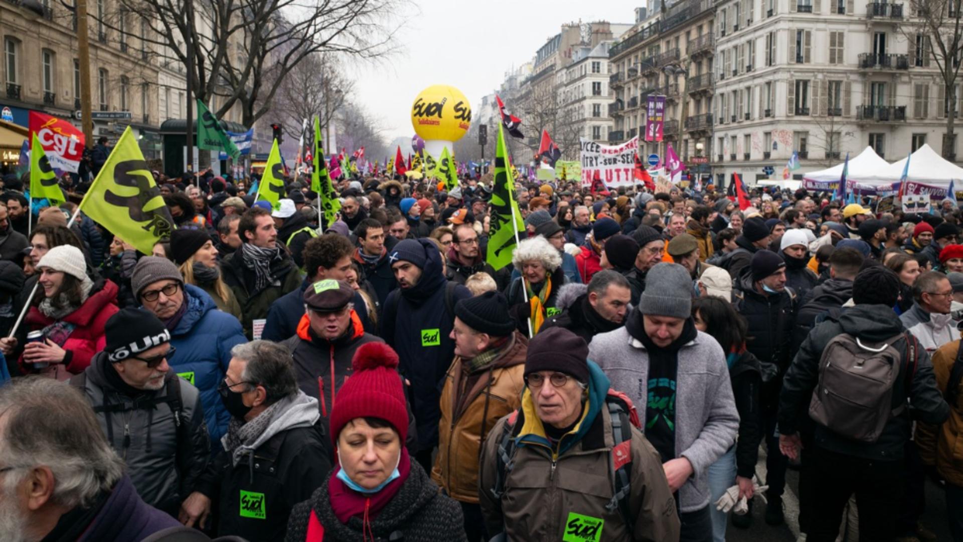 Proteste in Franta (Profimedia)
