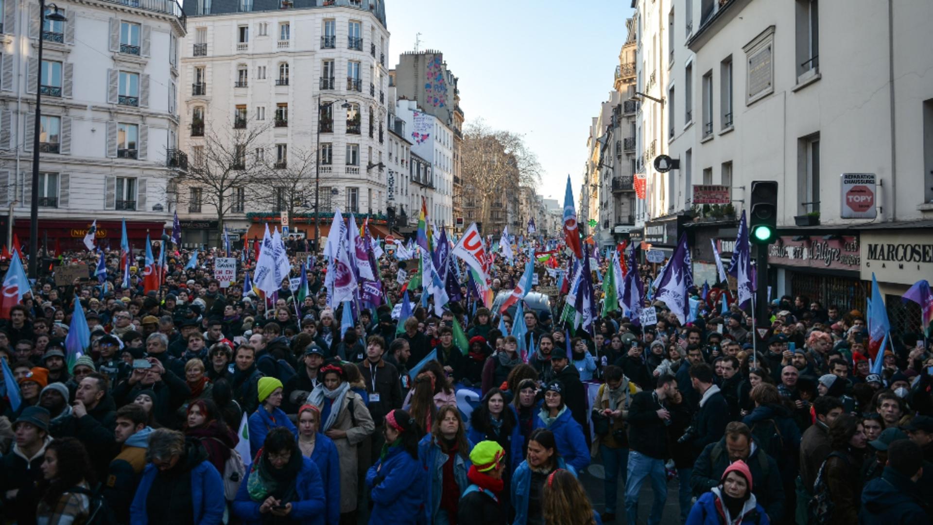 Protest de amploare în Franța / Sursa foto: Profi Media