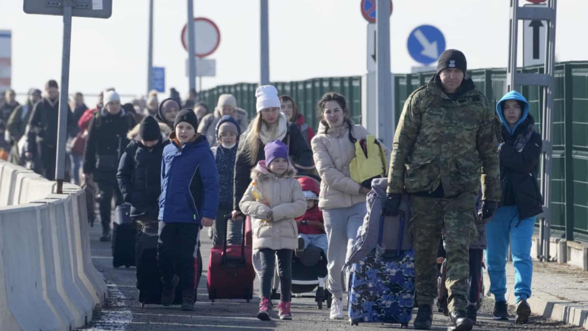 Peste 3,6 milioane de ucraineni au intrat în România de la începutul războiului declanșat de Rusia acum un an