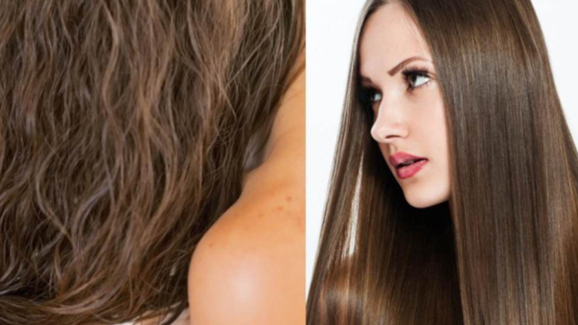 Păr creț vs. păr drept / Captură foto Lyla.ro