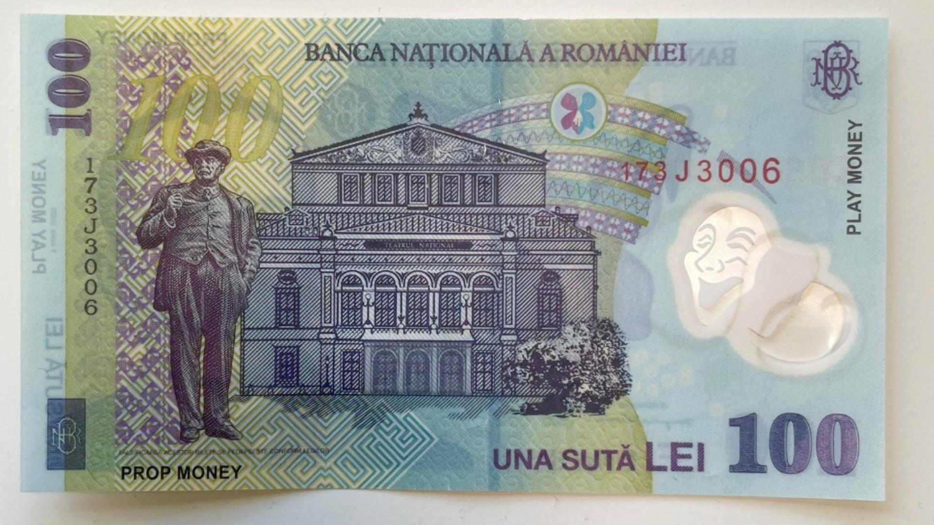 Bancnotele false primite de curierul păgubit. Sursa foto: Curiera Transport Solutions