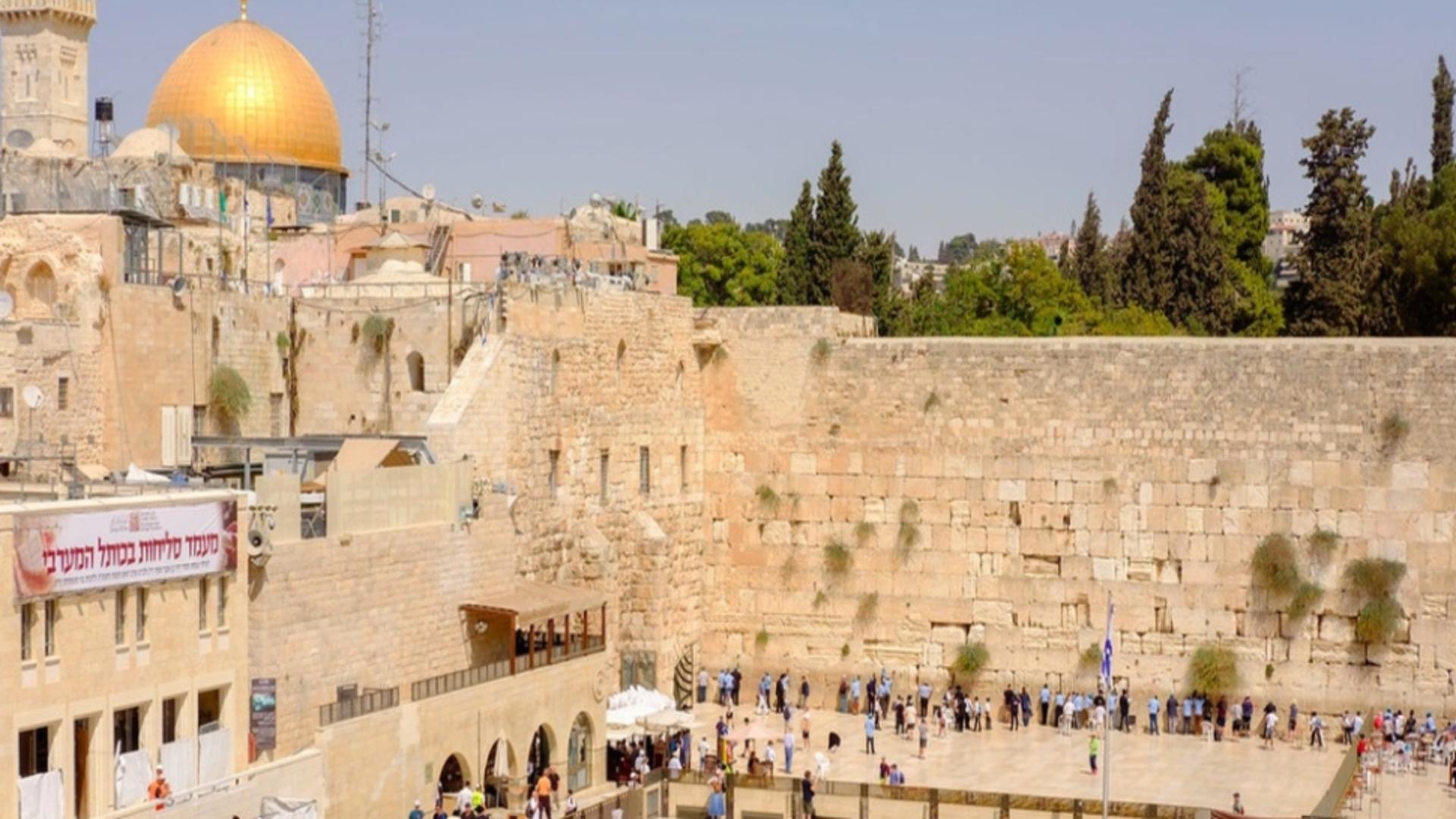 Zidul Plângerii din Ierusalim. Foto: Realitatea Travel
