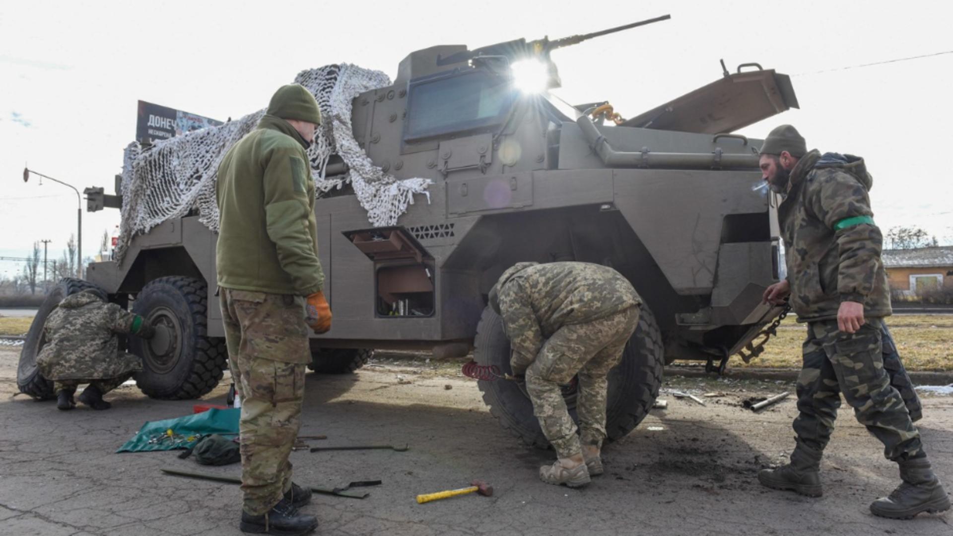 Soldați ucraineni la Bahmut (Profimedia)