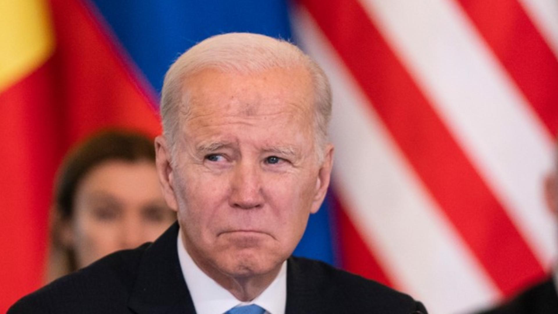 Joe Biden la Varșovia (22 feb. - Profimedia)