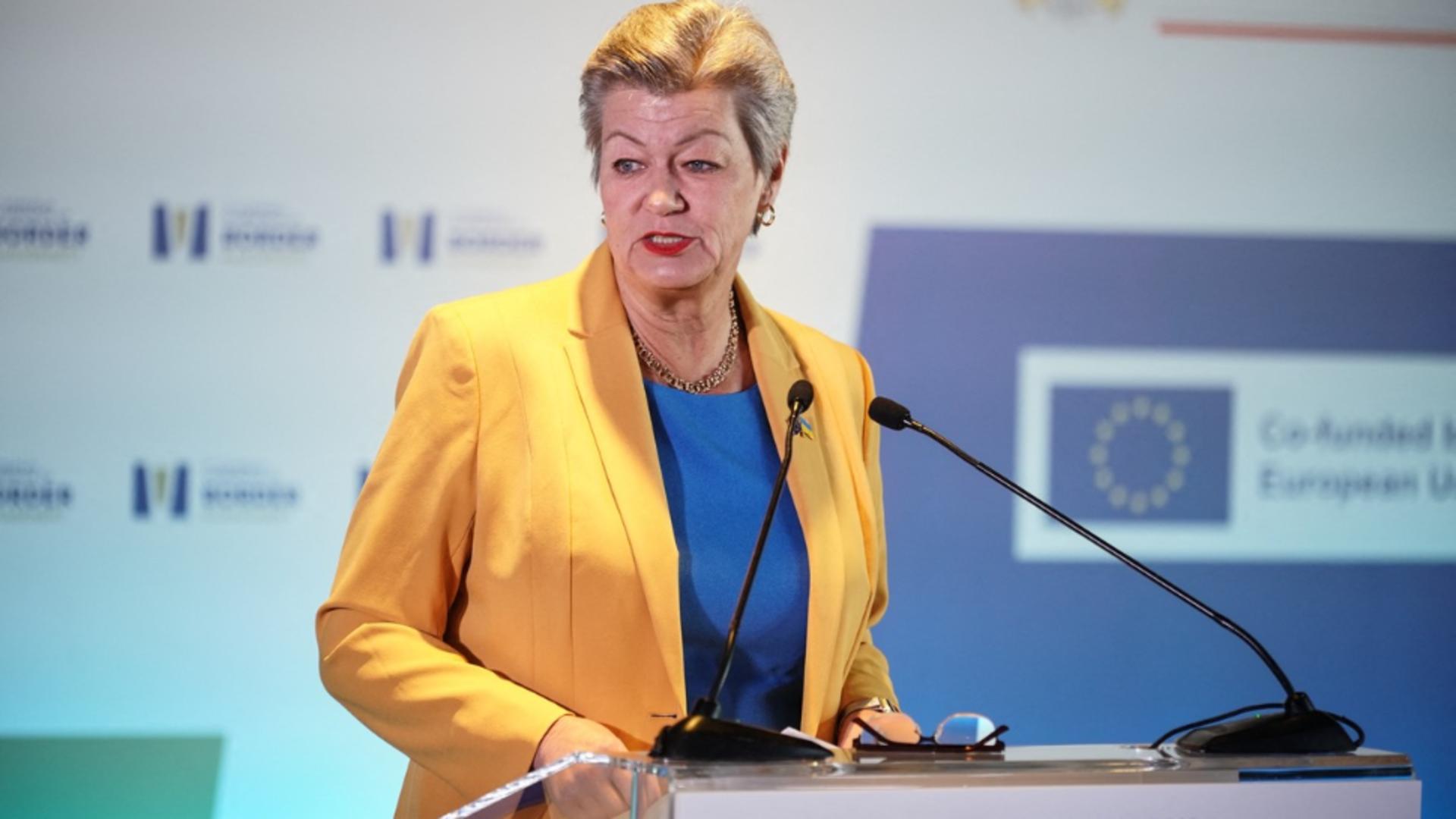 Comisarul european pentru Afaceri Interne, Ylva Johansson. Foto: Profimedia