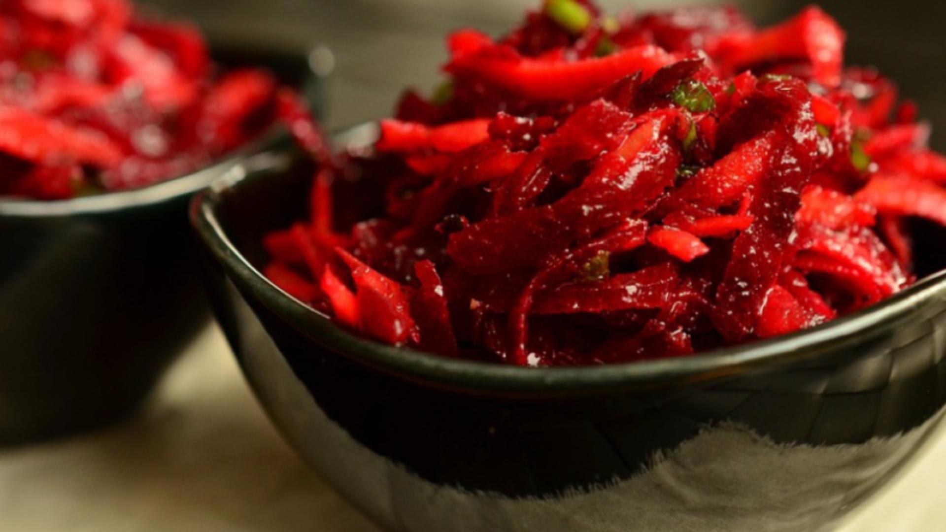 Salată de sfeclă roșie/ Captură foto 