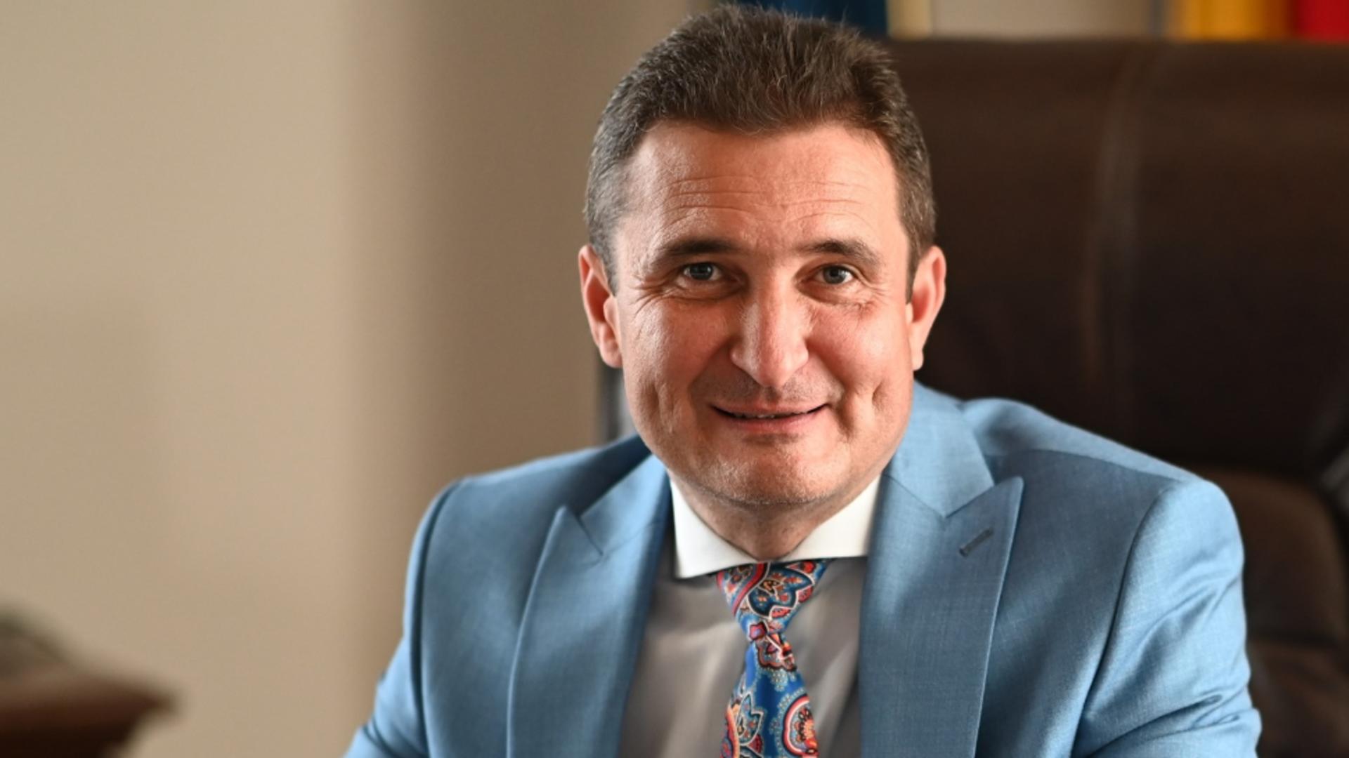 Primarul Aradului, Călin Bibarț. Foto: Facebook