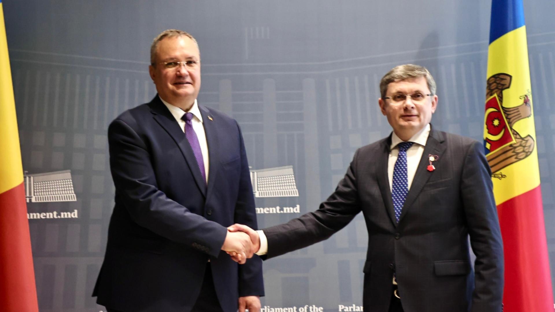 Nicolae Ciucă: „Ne dorim să consolidăm punțile dintre România și Republica Moldova, să ne dezvoltăm economic împreună”