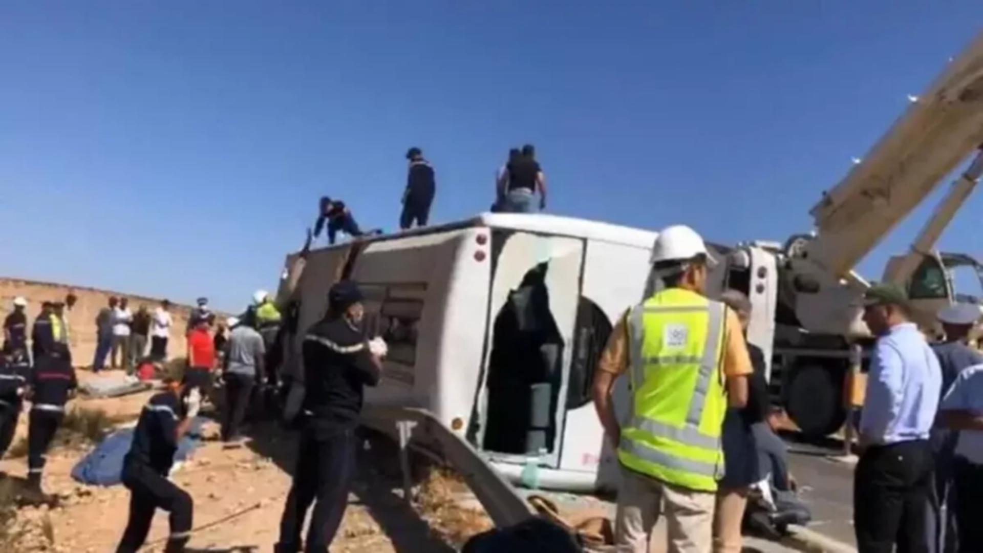 Accident rutier Maroc/ Twitter Le Parisien